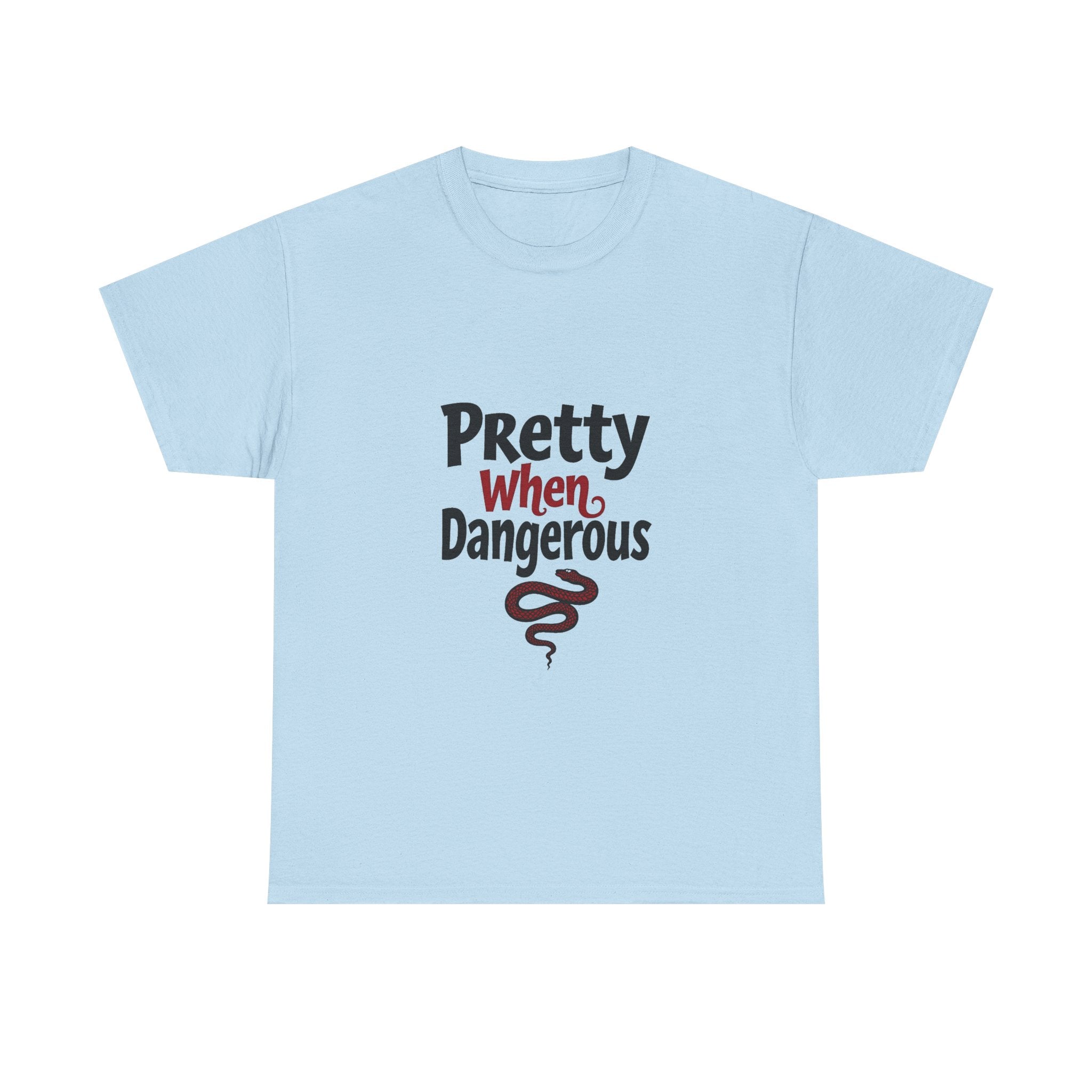 Pretty When Dangerous Bold Snake Graphic T-Shirt