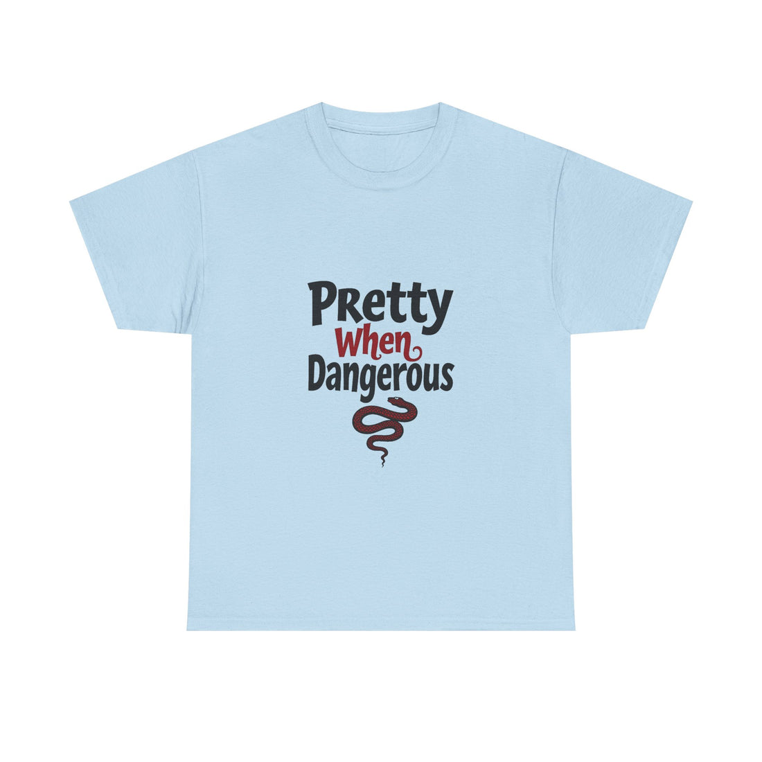 Pretty When Dangerous Bold Snake Graphic T-Shirt
