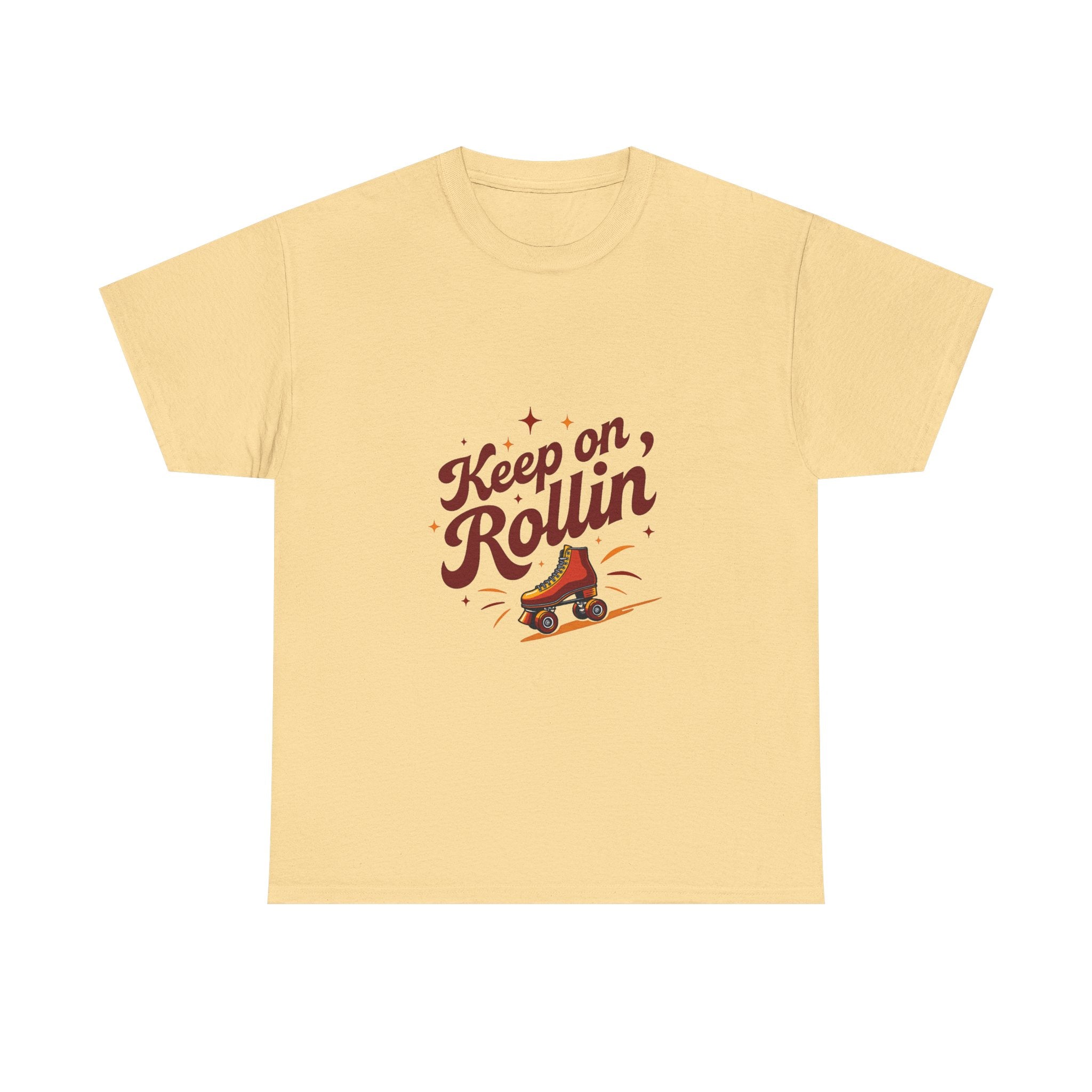 'Keep on Rollin' Tee Retro Roller Skate Graphic T-Shirt
