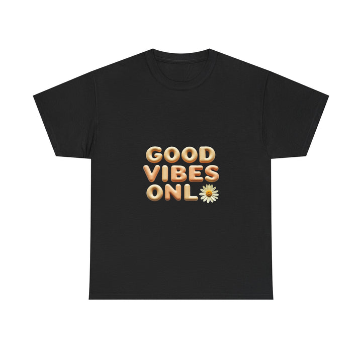 'Good Vibes Only' Cute Daisy Graphic Tee