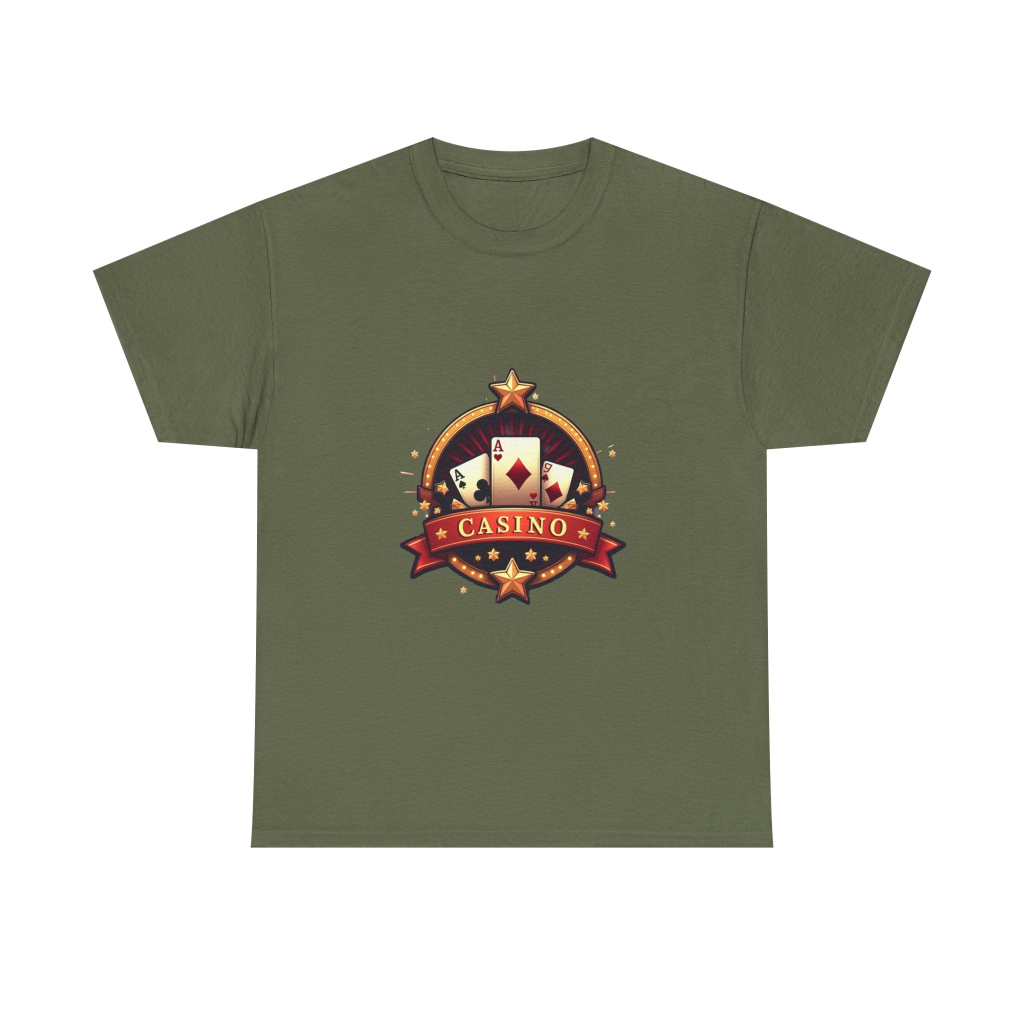 Casino Playing Cards T-Shirt — Vintage Poker Logo Tee