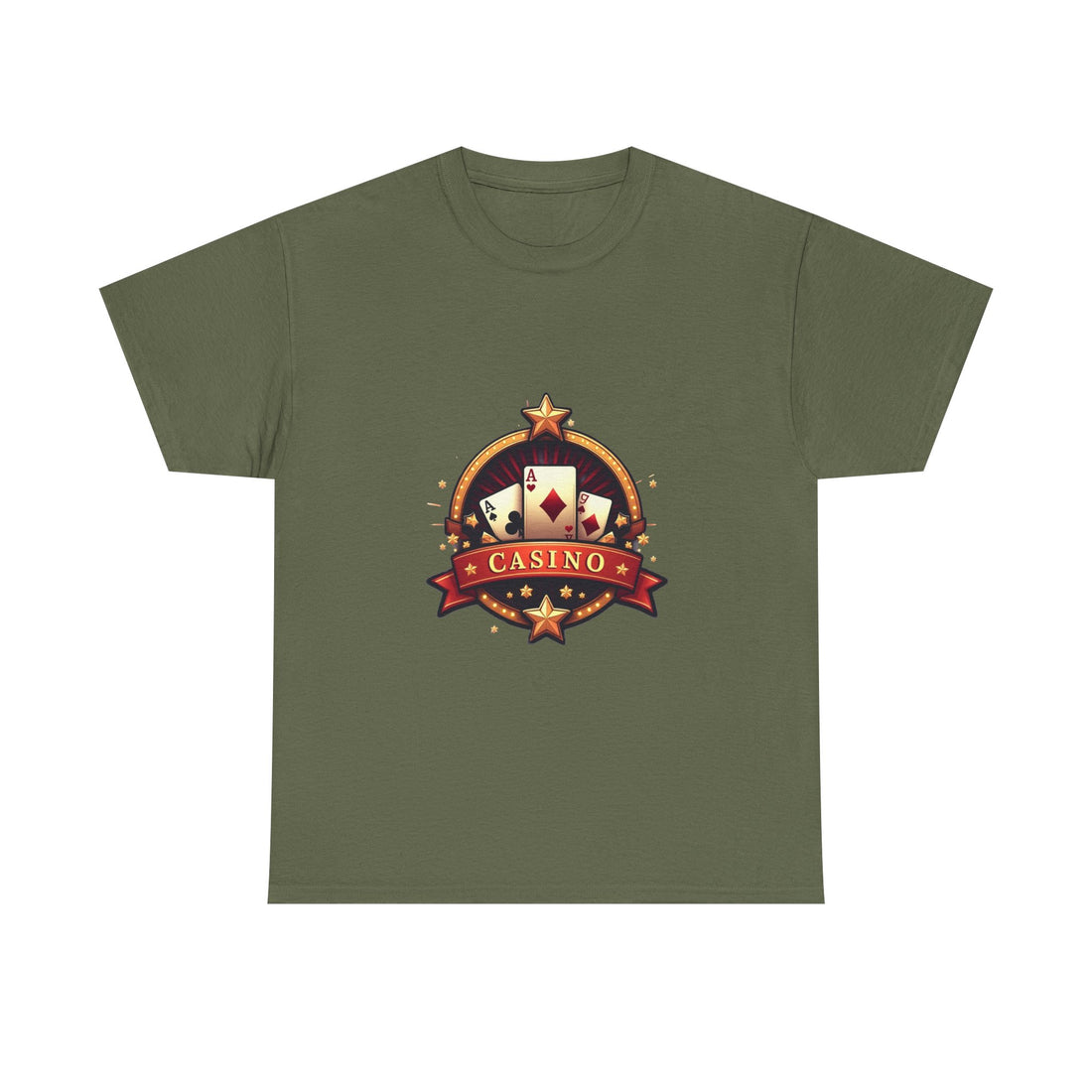 Casino Playing Cards T-Shirt — Vintage Poker Logo Tee