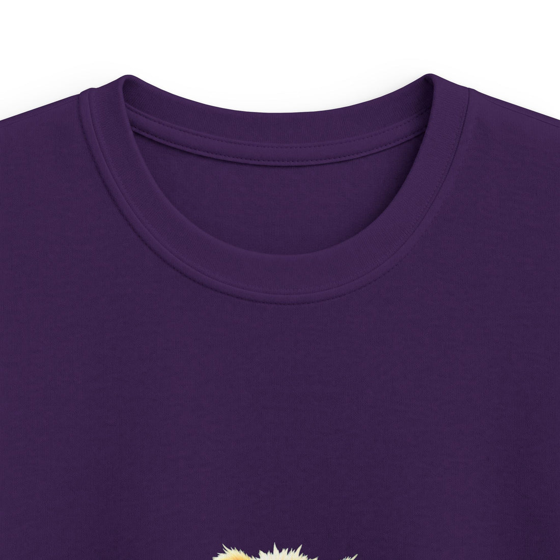 Happy Jumping Fluffy Creature Cute Cartoon T‑Shirt