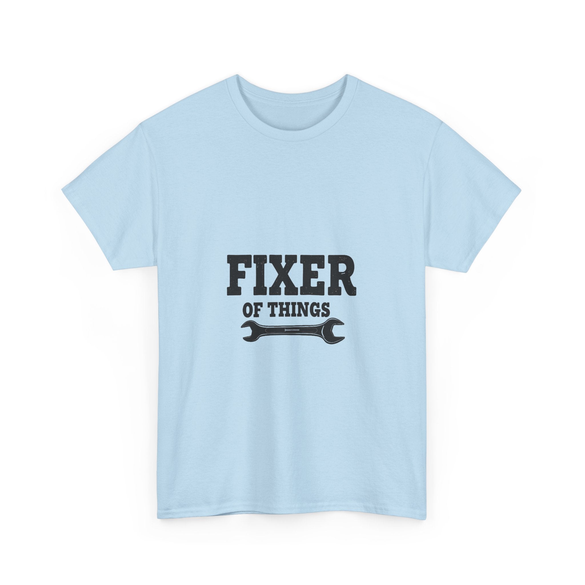 'Fixer of Things' Wrench Graphic T-Shirts for DIYers & Handymen