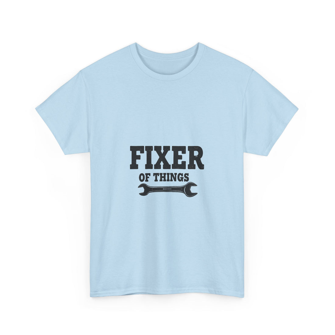 'Fixer of Things' Wrench Graphic T-Shirts for DIYers & Handymen