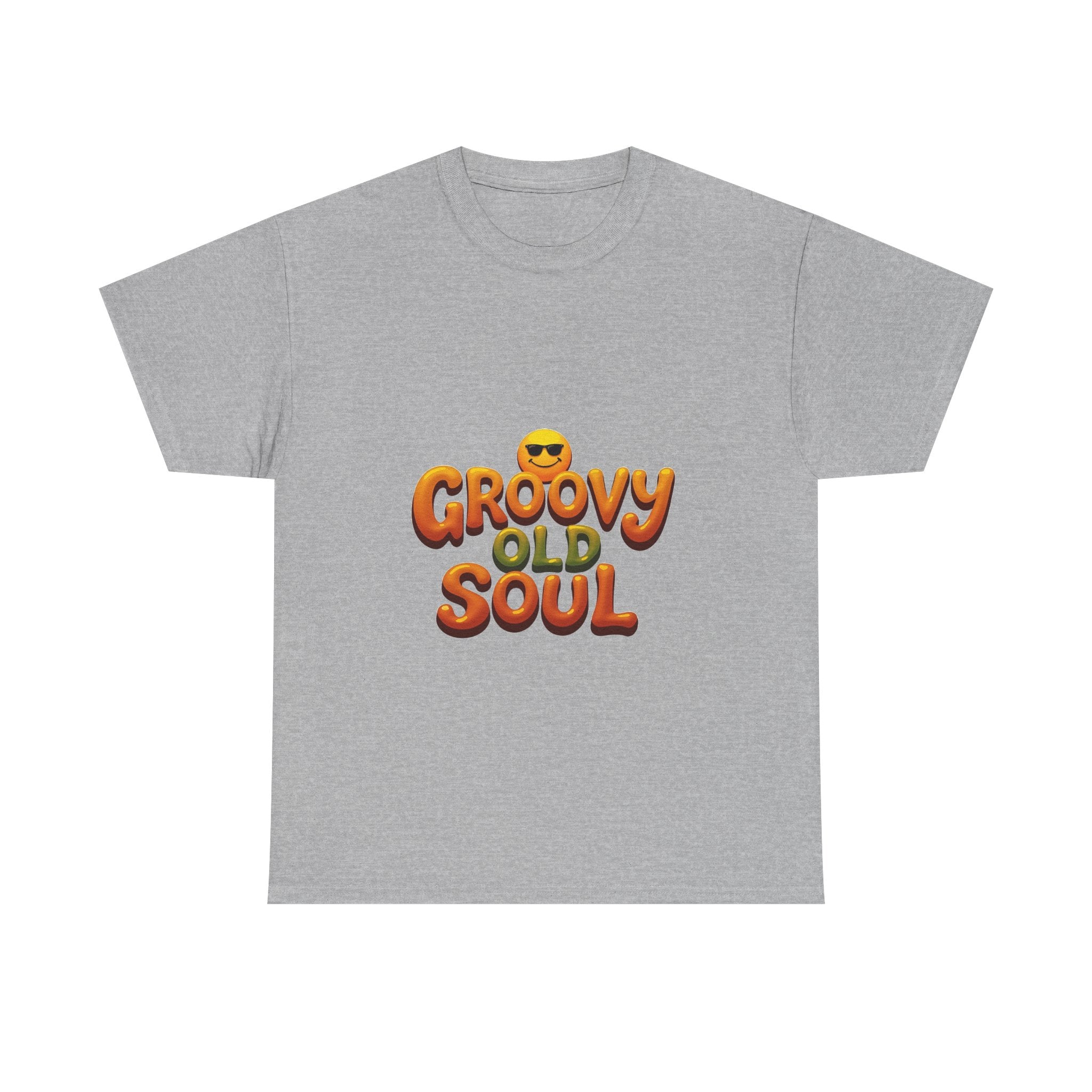 Groovy Old Soul Retro 70s Emoji Graphic T-Shirt