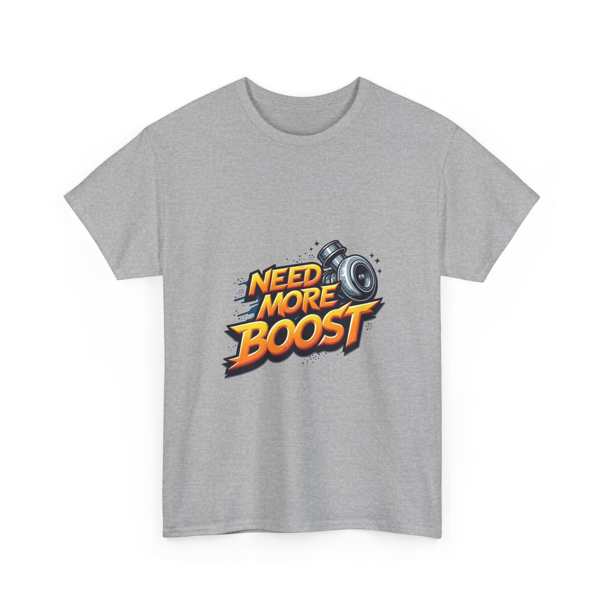 'Need More Boost' T-Shirt Turbocharger Racing Graphic T-Shirt
