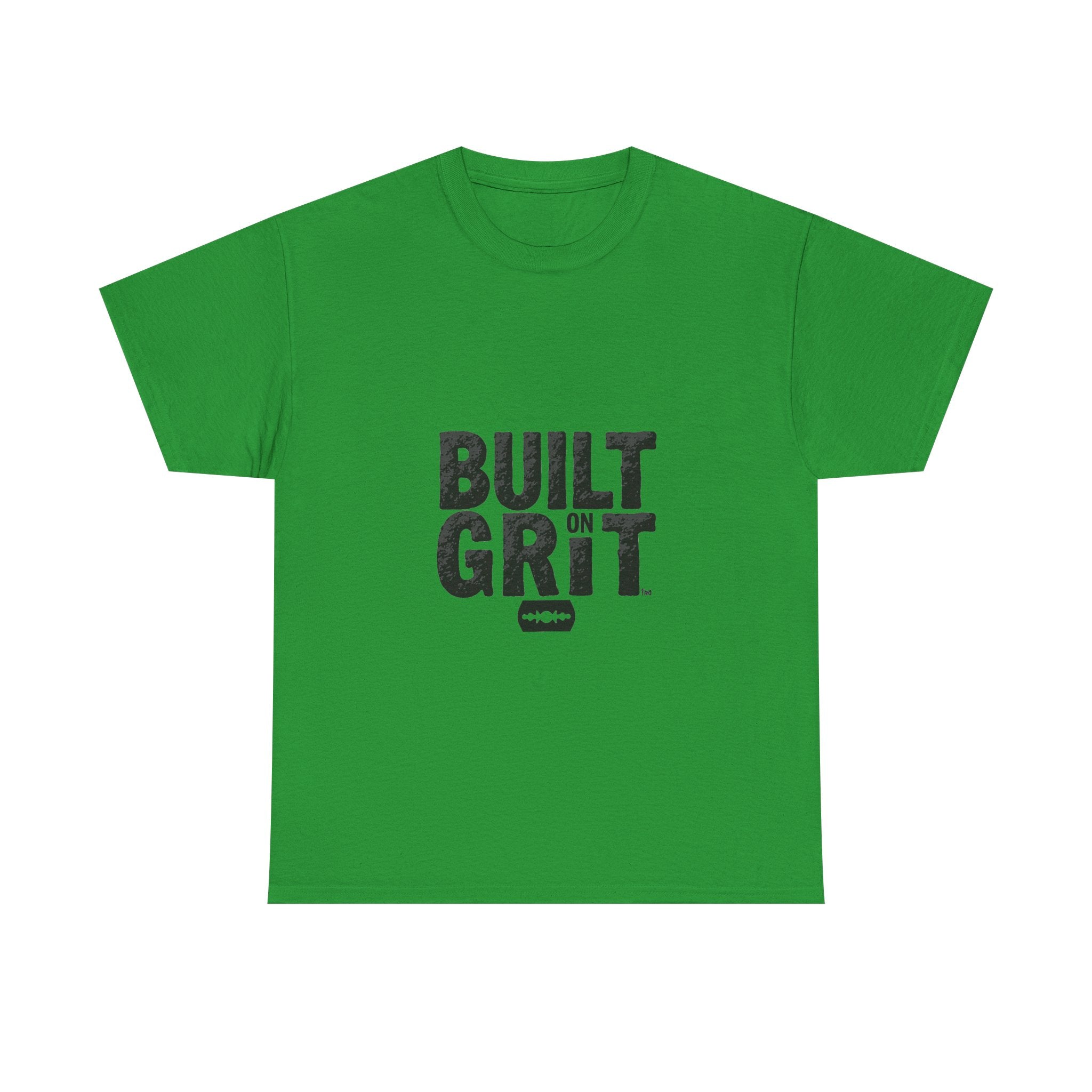 Built on Grit Motivational Graphic T-Shirt
