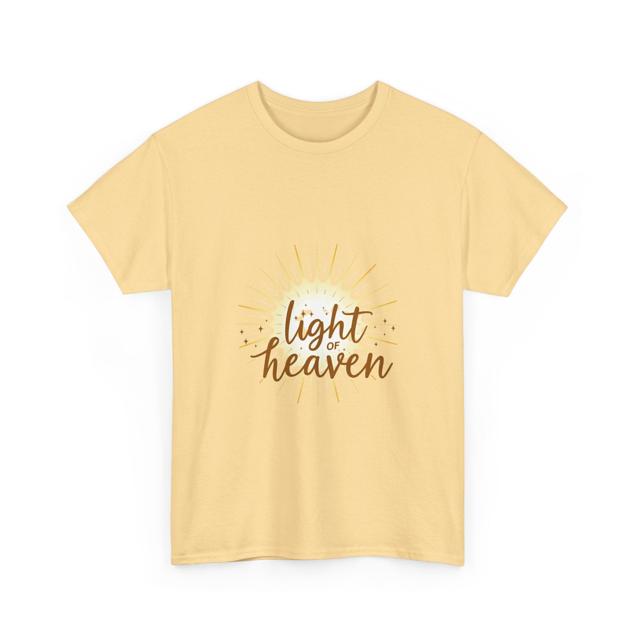 'Light of Heaven' Inspirational Sunburst Christian T-Shirt