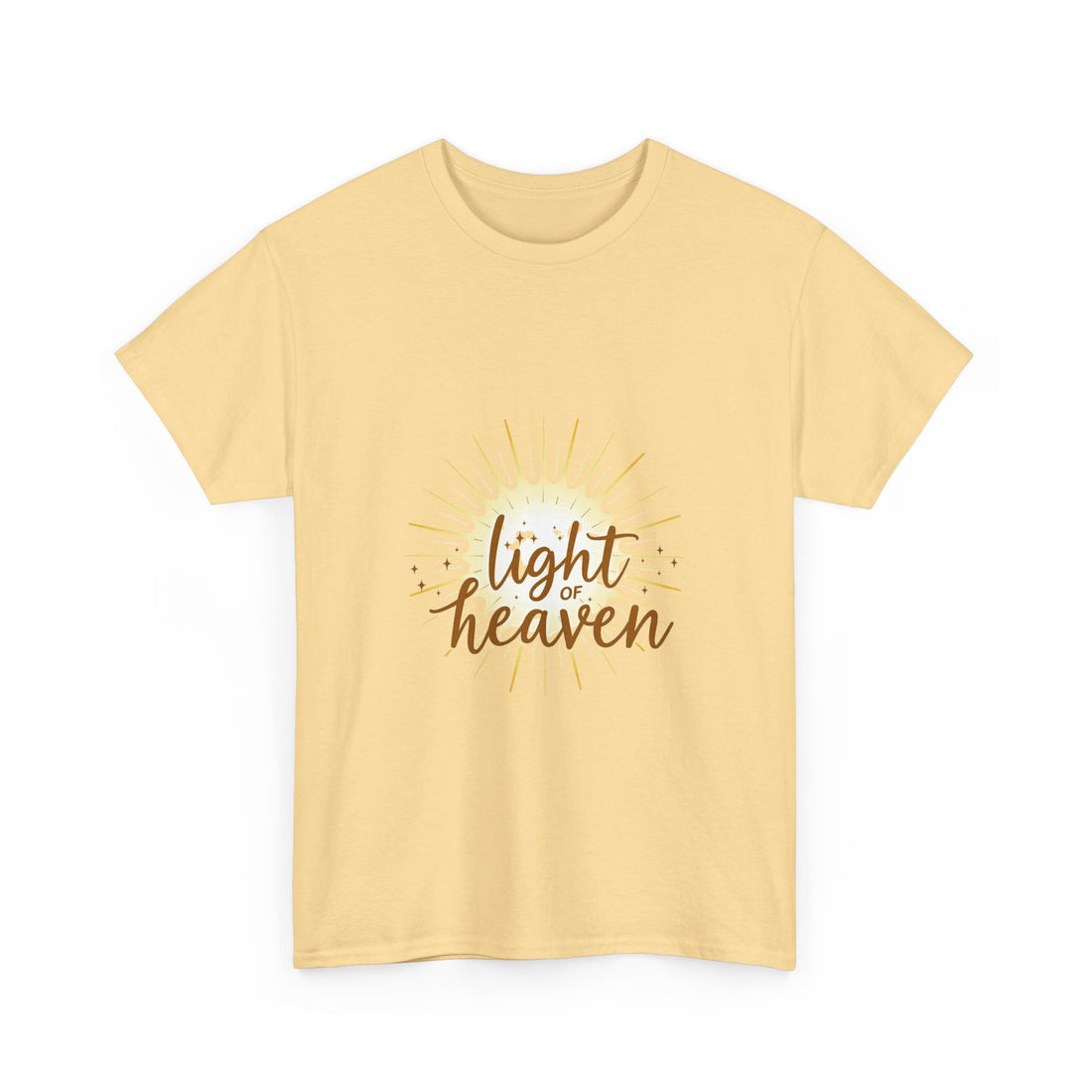 'Light of Heaven' Inspirational Sunburst Christian T-Shirt