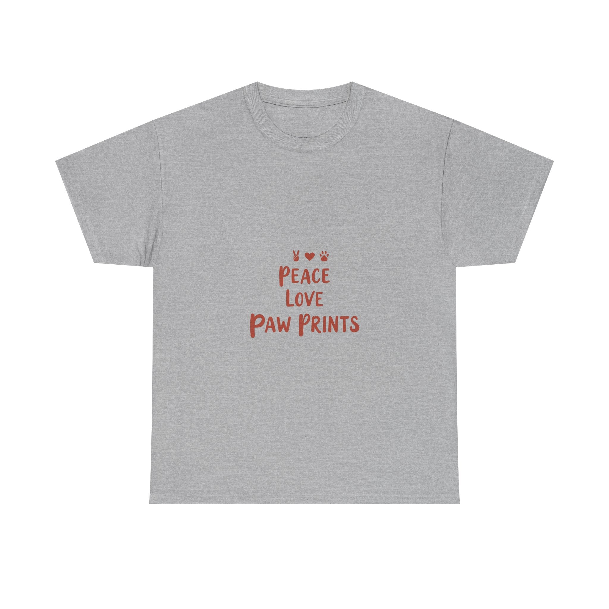 'Peace Love Paw Prints'  Cute Dog Lover T-Shirt
