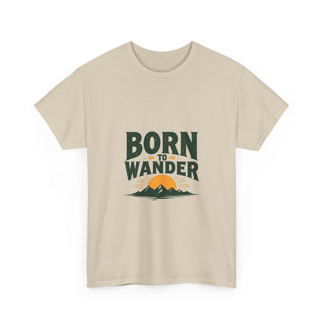 'Born to Wander' Retro Outdoor T-Shirt