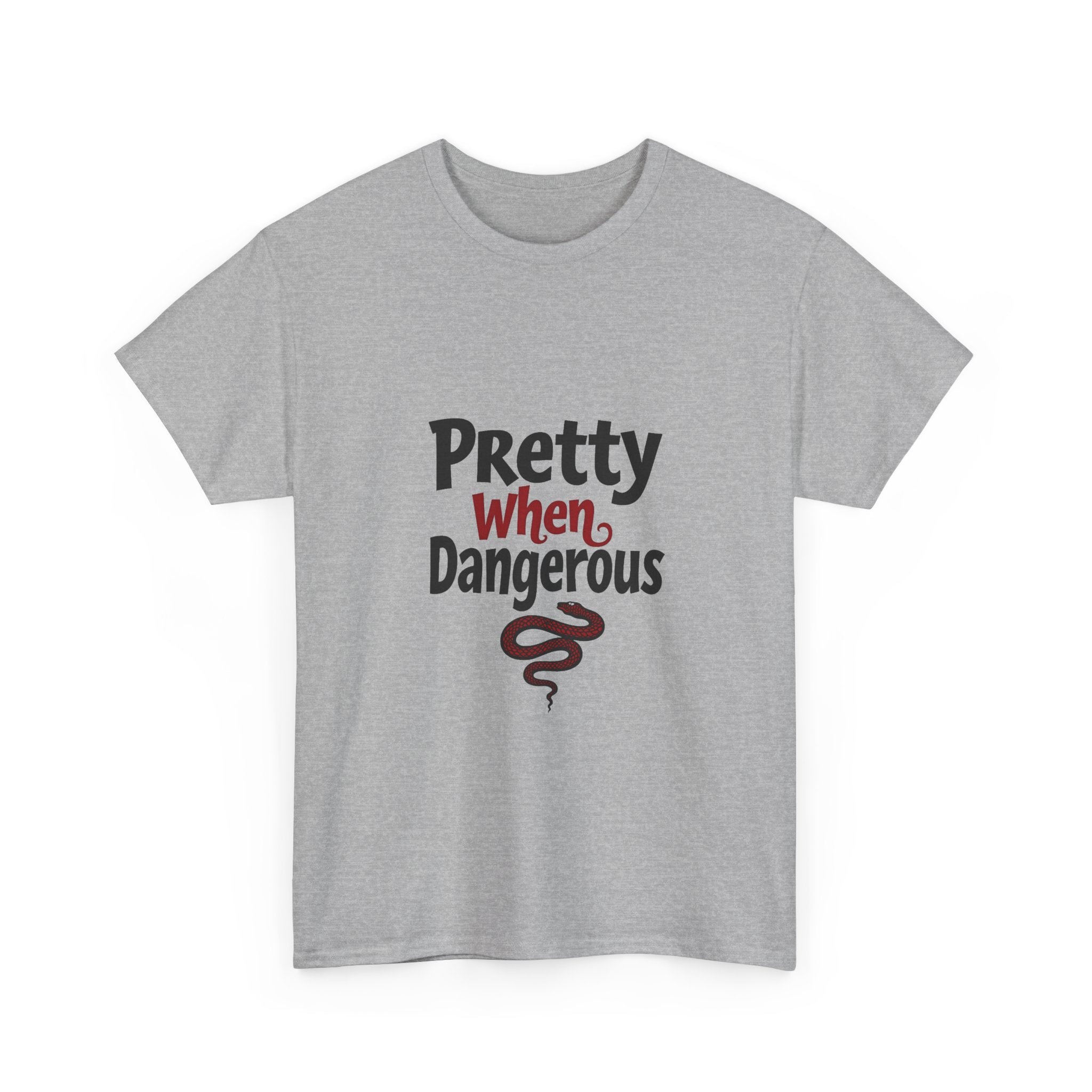 Pretty When Dangerous Retro Snake Graphic T-Shirt