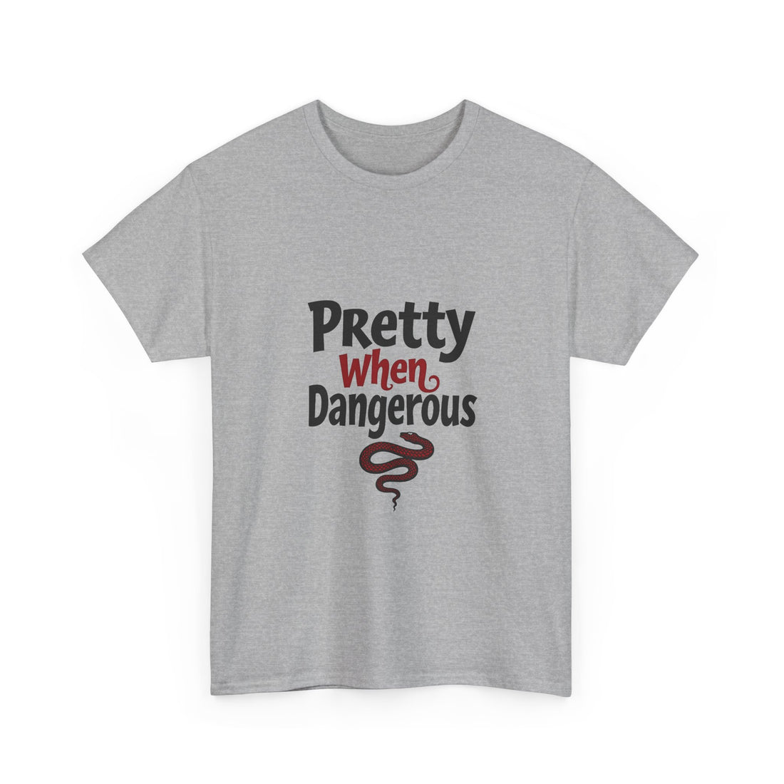 Pretty When Dangerous Retro Snake Graphic T-Shirt