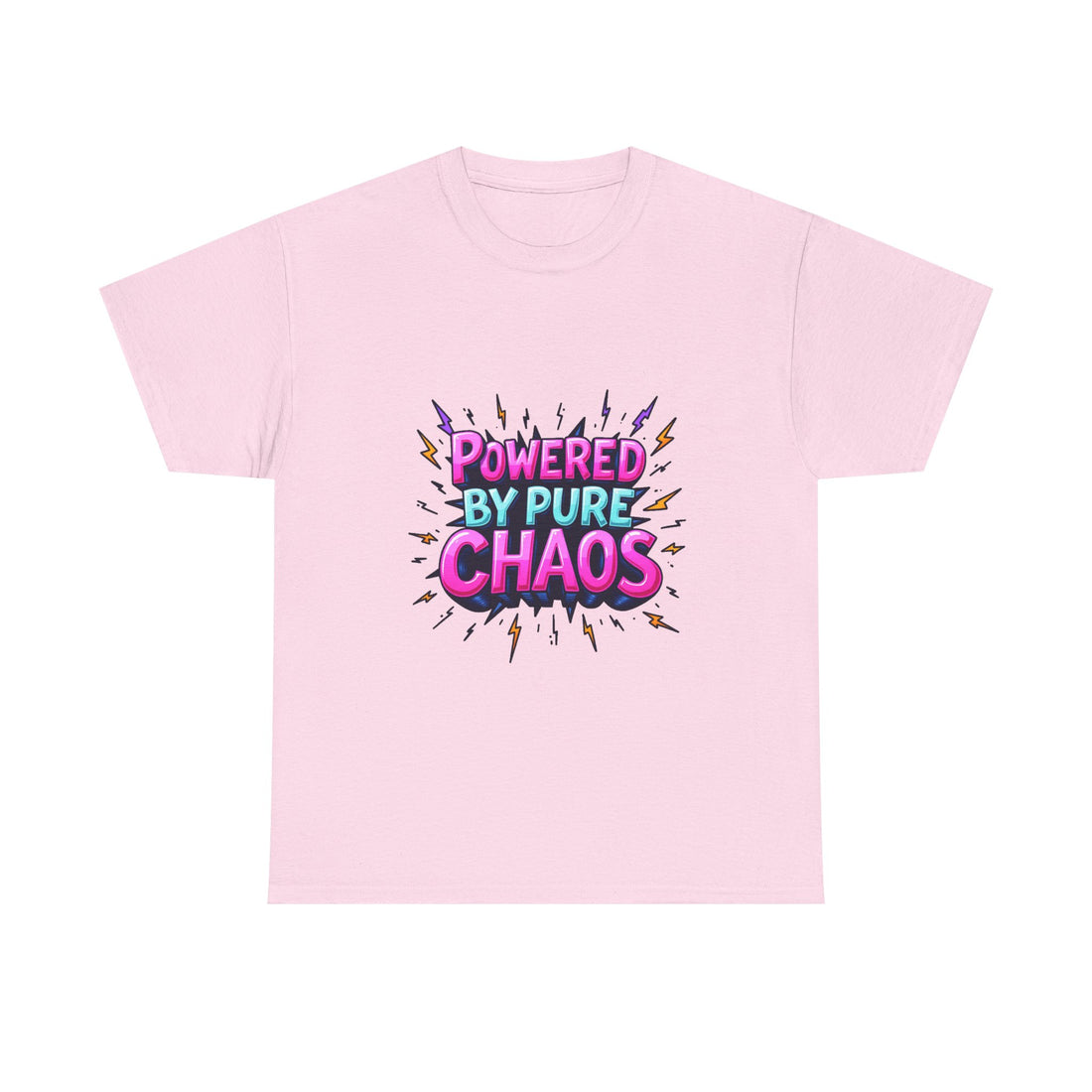 'Powered By Pure Chaos' Graphic T-Shirt