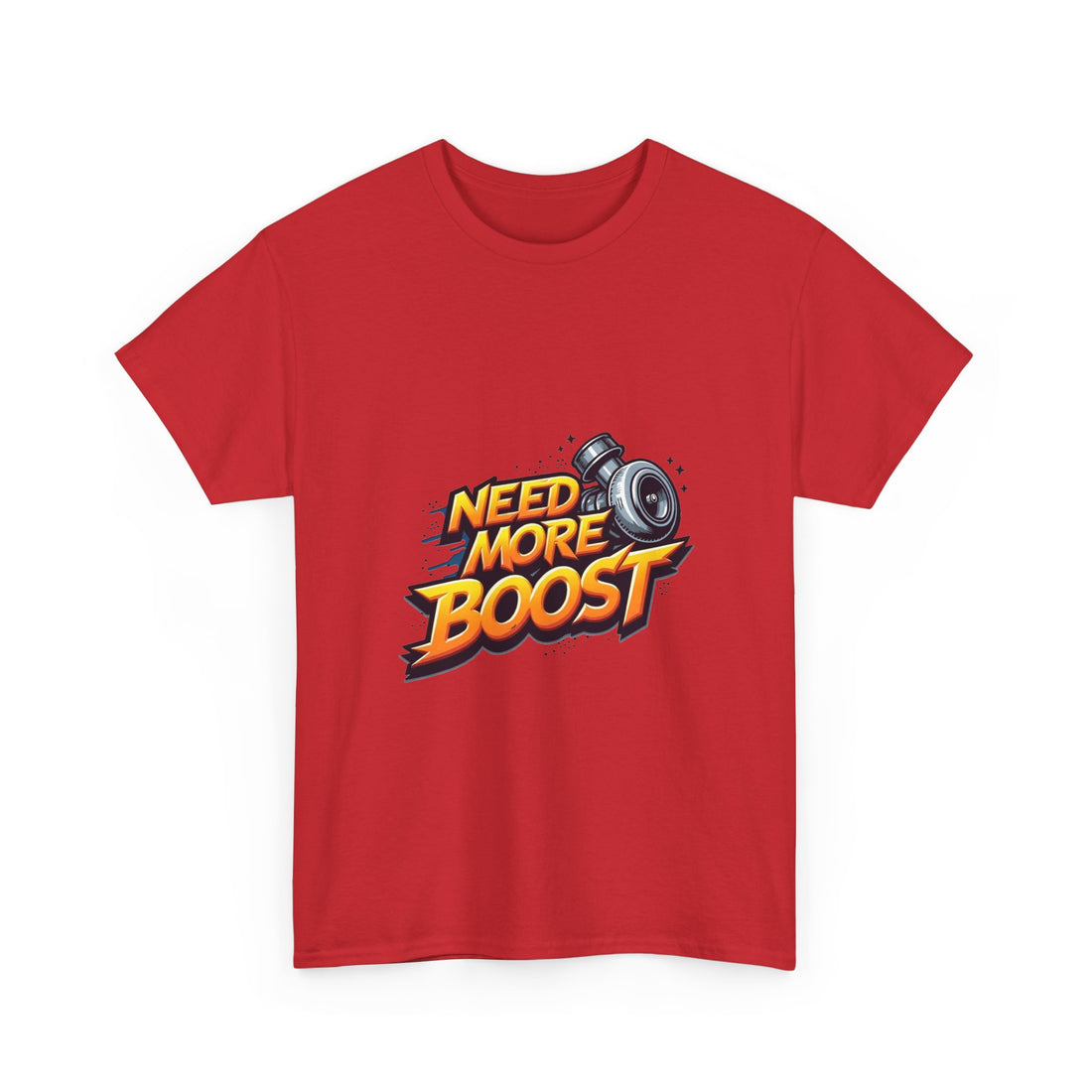 'Need More Boost' T-Shirt Turbocharger Racing Graphic T-Shirt