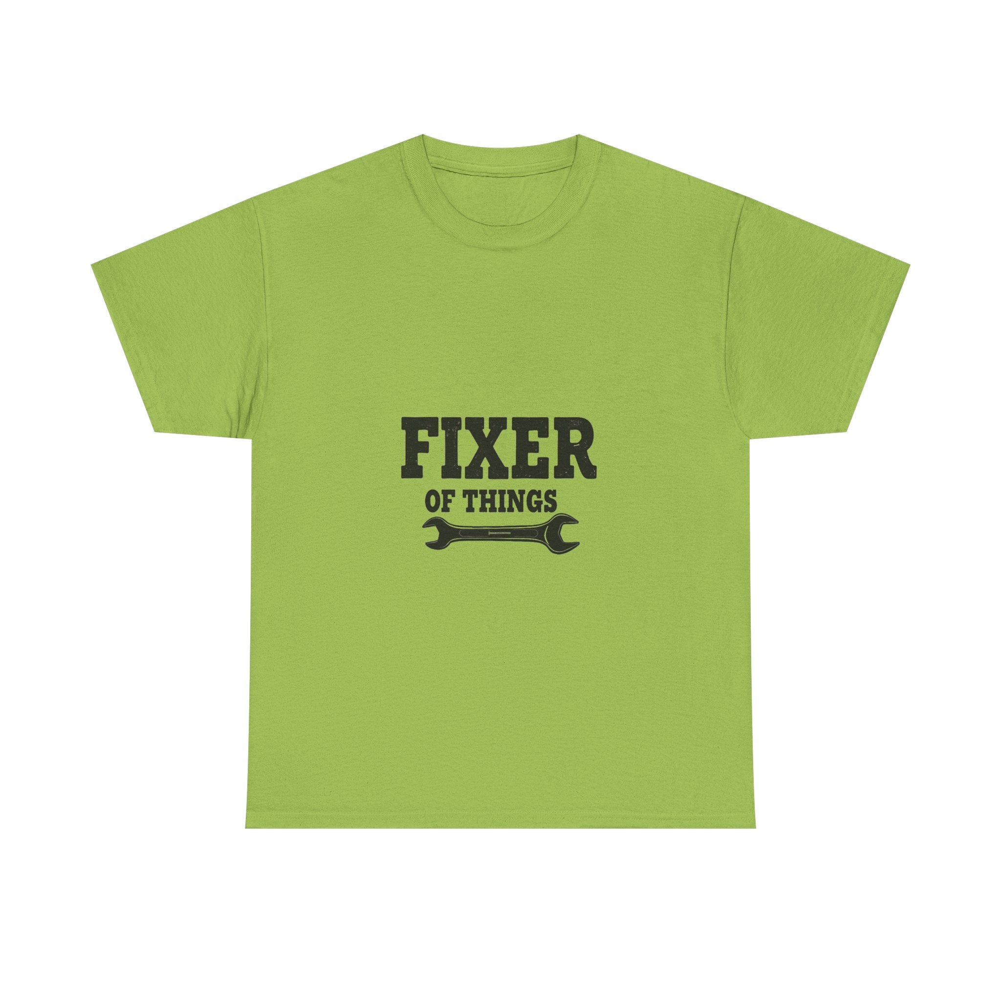 'Fixer of Things' Wrench Graphic T-Shirts for DIYers & Handymen