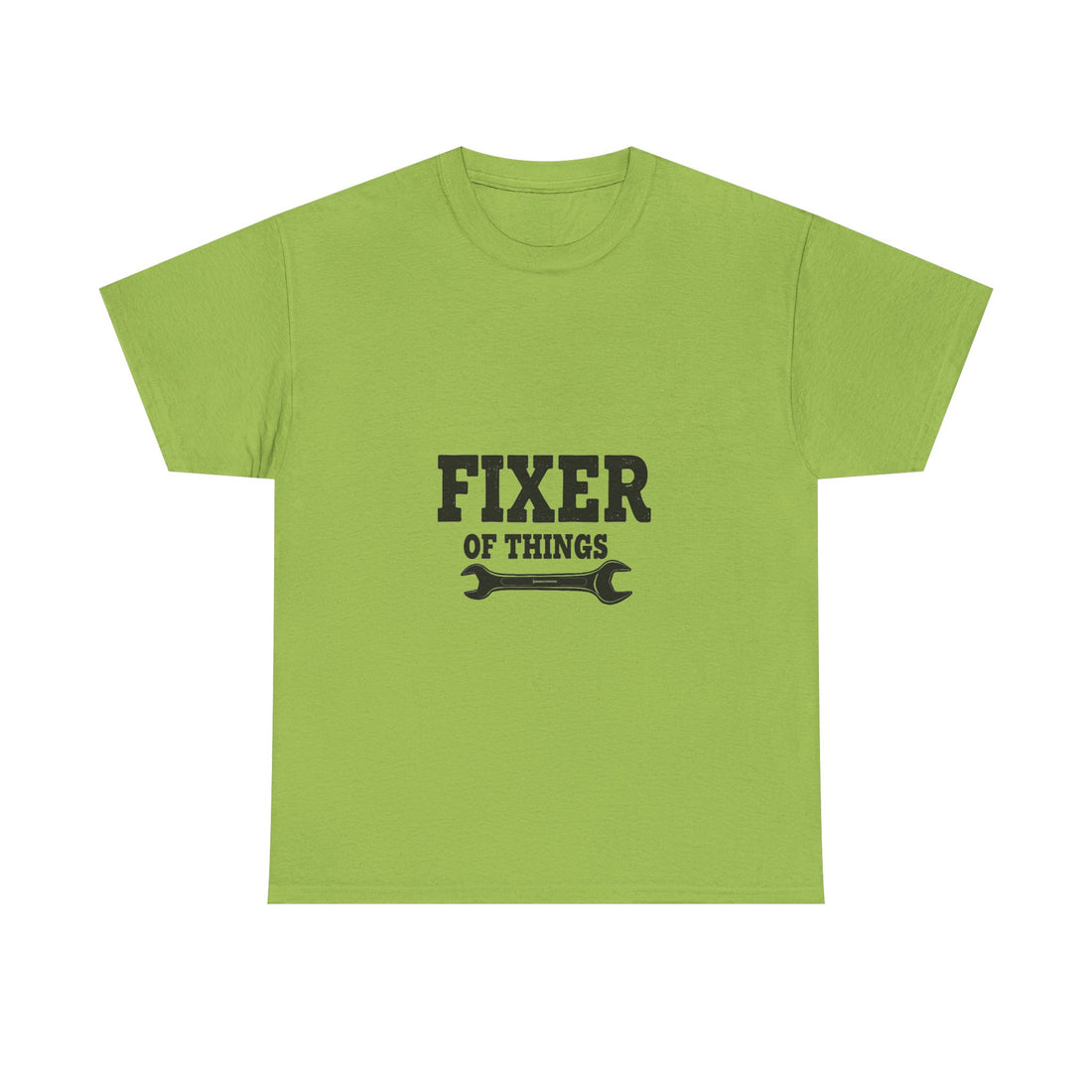 'Fixer of Things' Wrench Graphic T-Shirts for DIYers & Handymen
