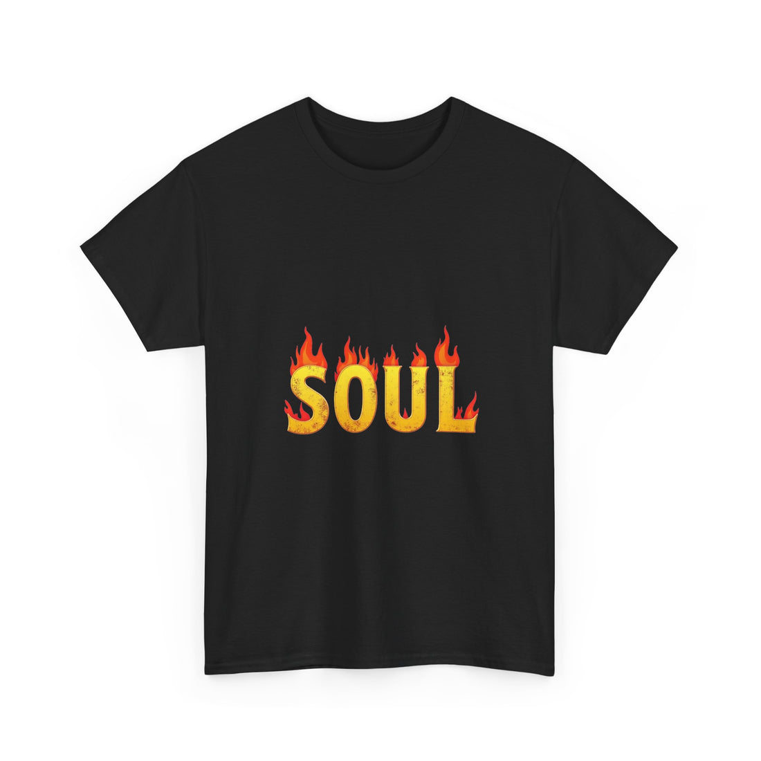 Soul Flame Bold Fire Graphic T-Shirt