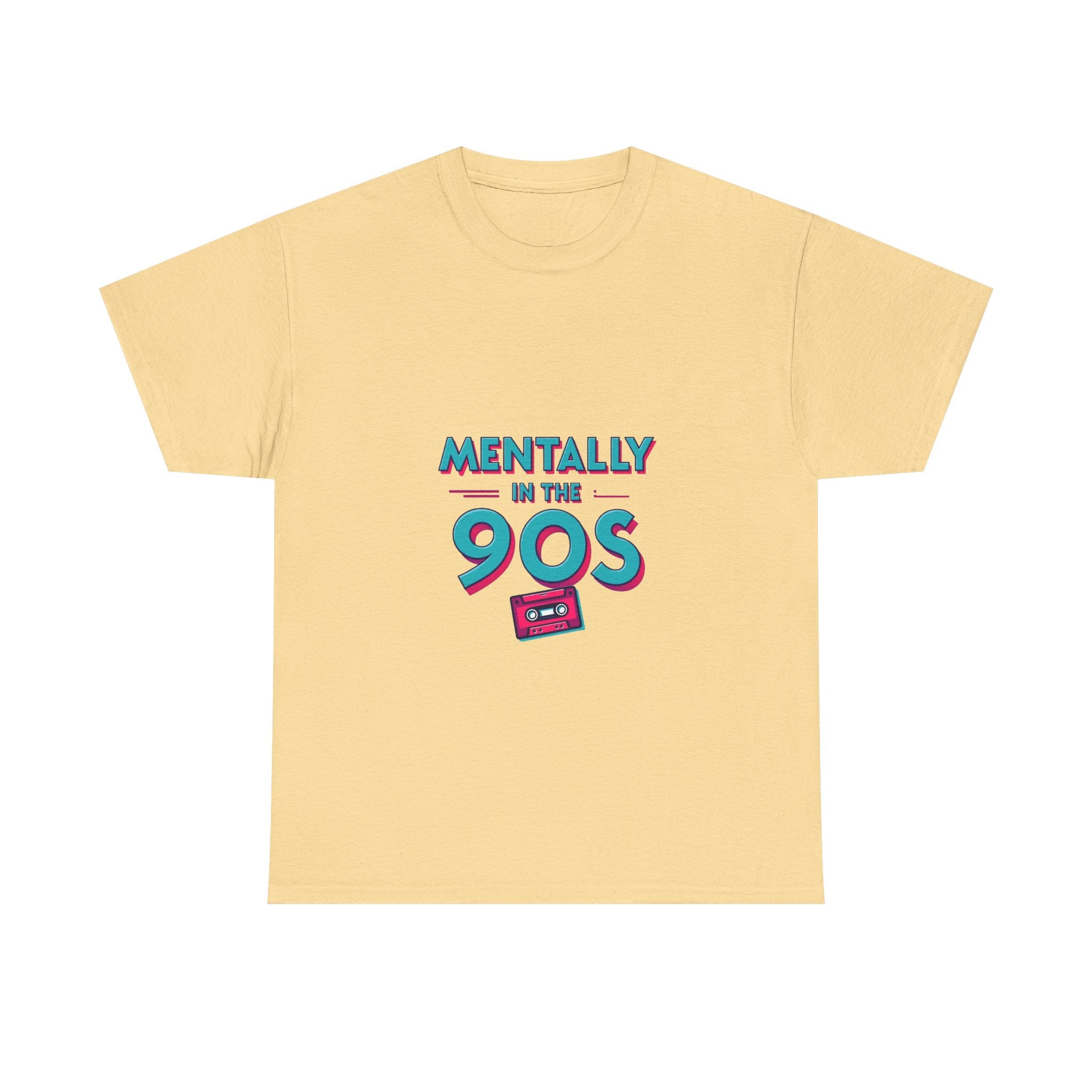 'Mentally in the 90s' Retro Cassette T-Shirt