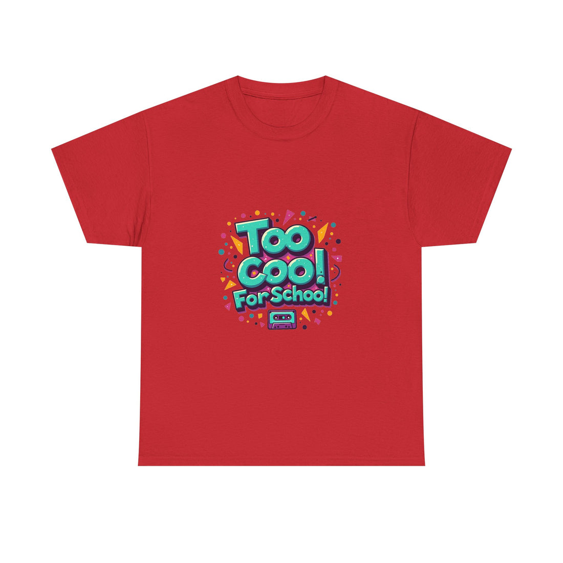 'Too Cool for School' Retro 90s Graphic T-Shirt