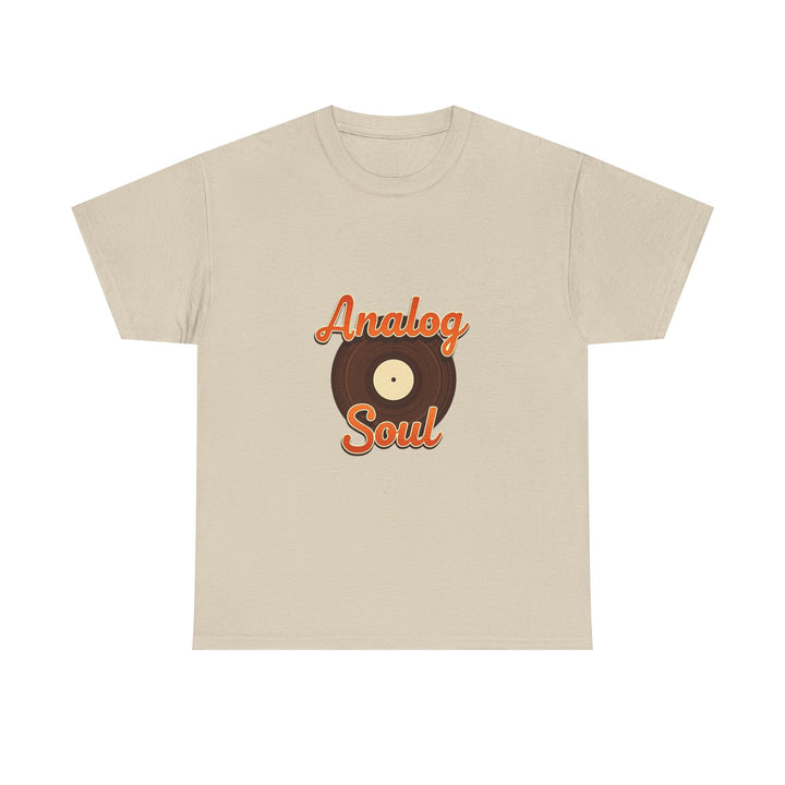 'Analog Soul' Vintage Vinyl Record T-Shirt