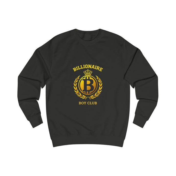 'Billionaire Boy Club' Gold Crest Graphic Crewneck Sweatshirt
