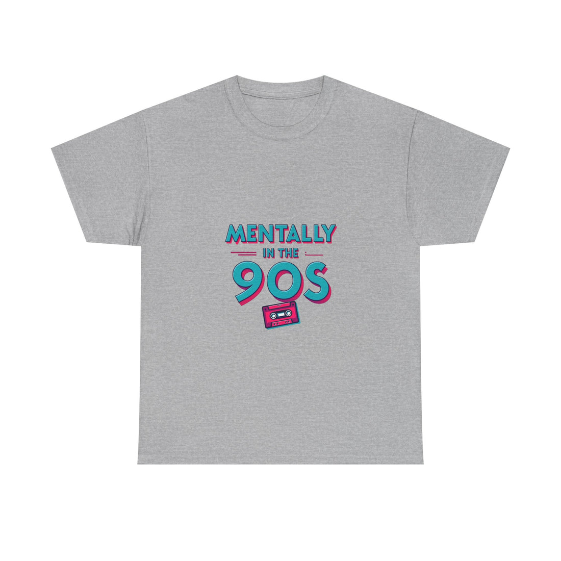 'Mentally in the 90s' Retro Cassette T-Shirt