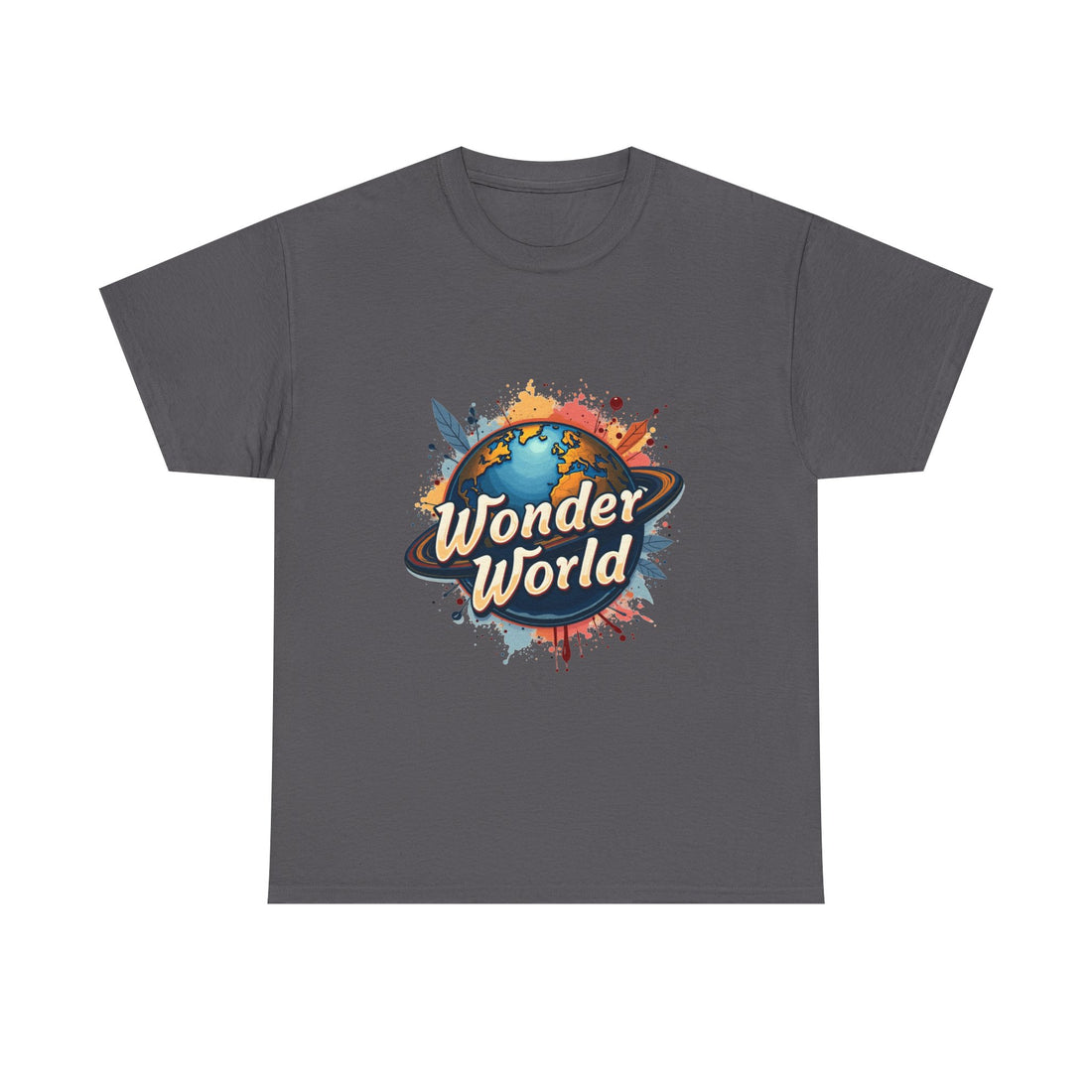 Wonder World Retro Earth Logo T-Shirt