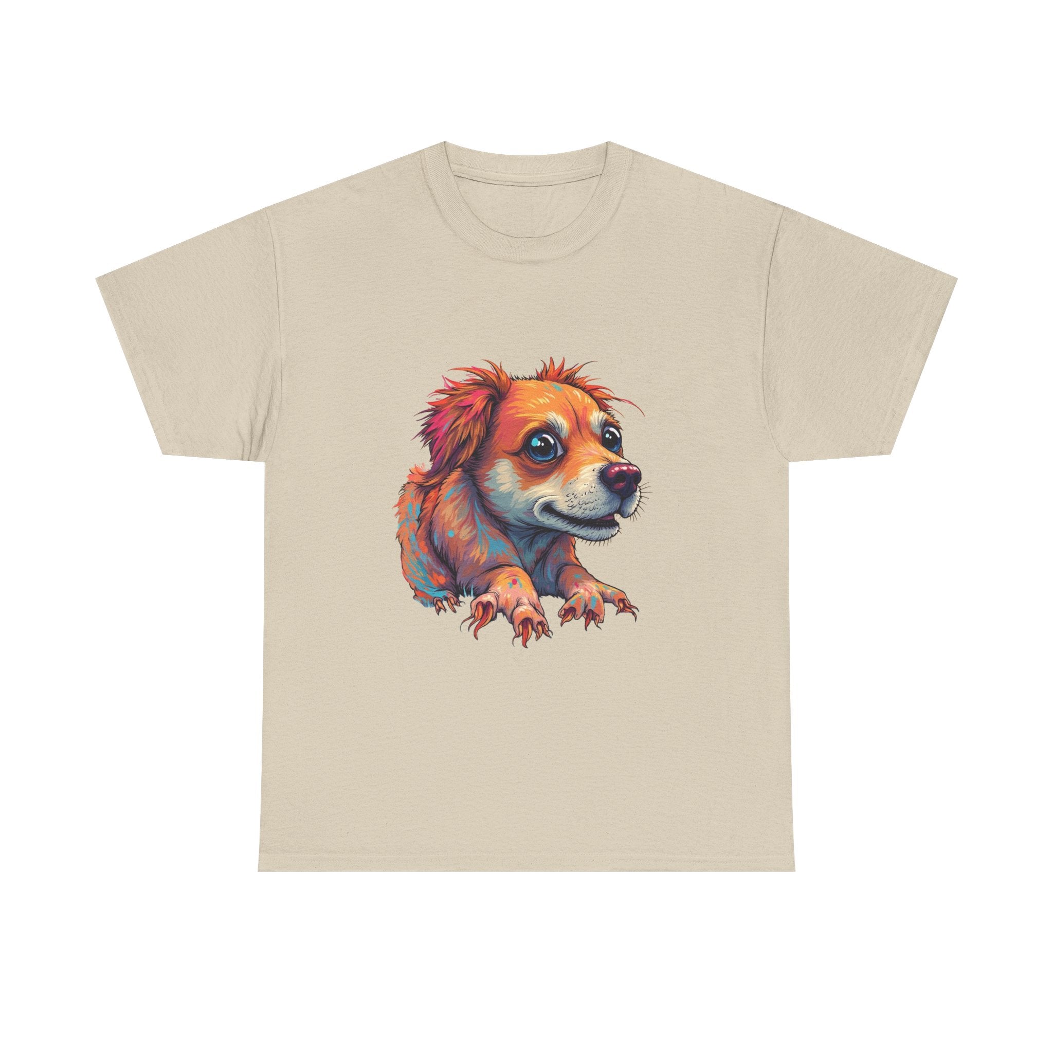 Dog Portrait Colorful Cute Puppy Graphic T-Shirt