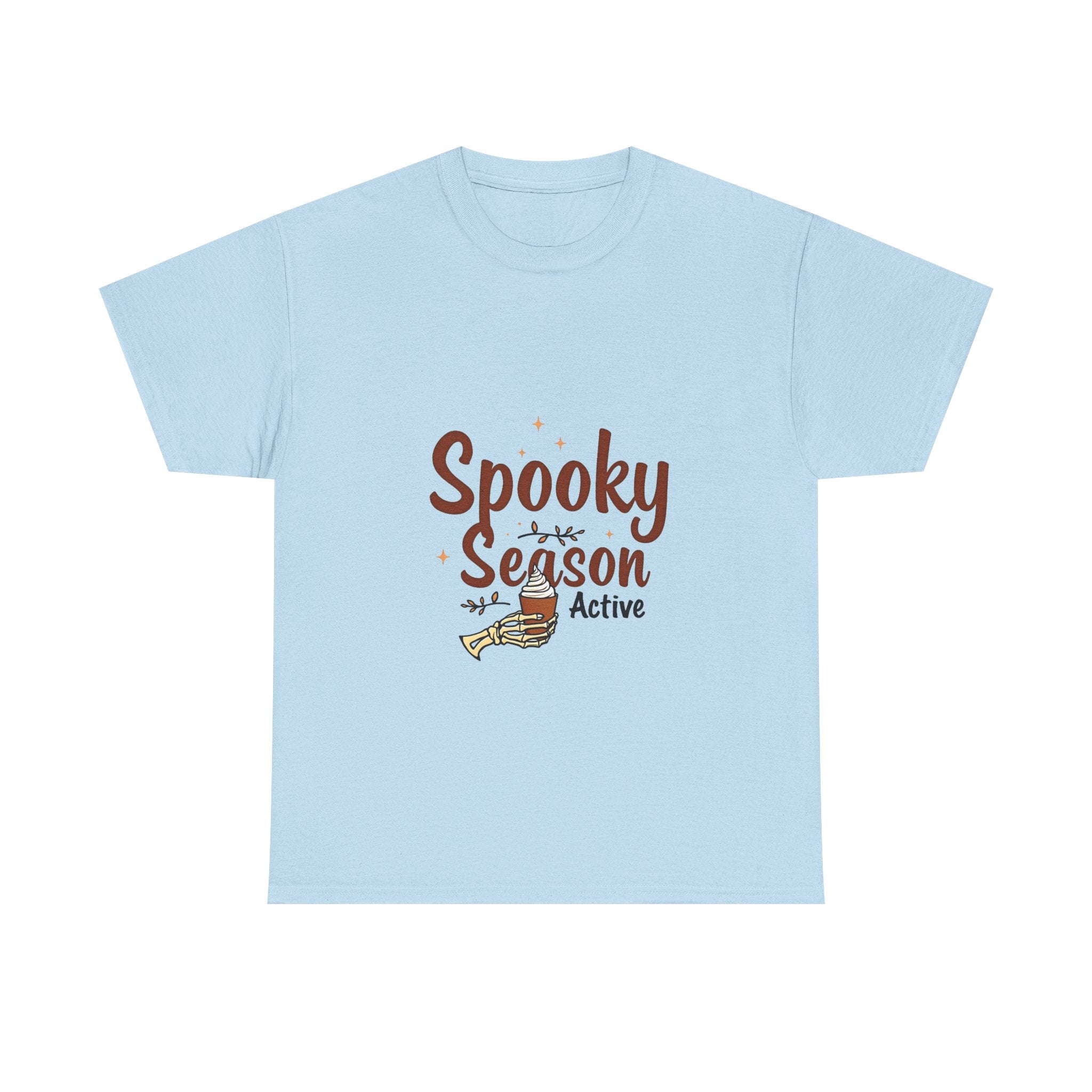 'Spooky Season Active' T-Shirt Halloween Pumpkin Graphic Tee