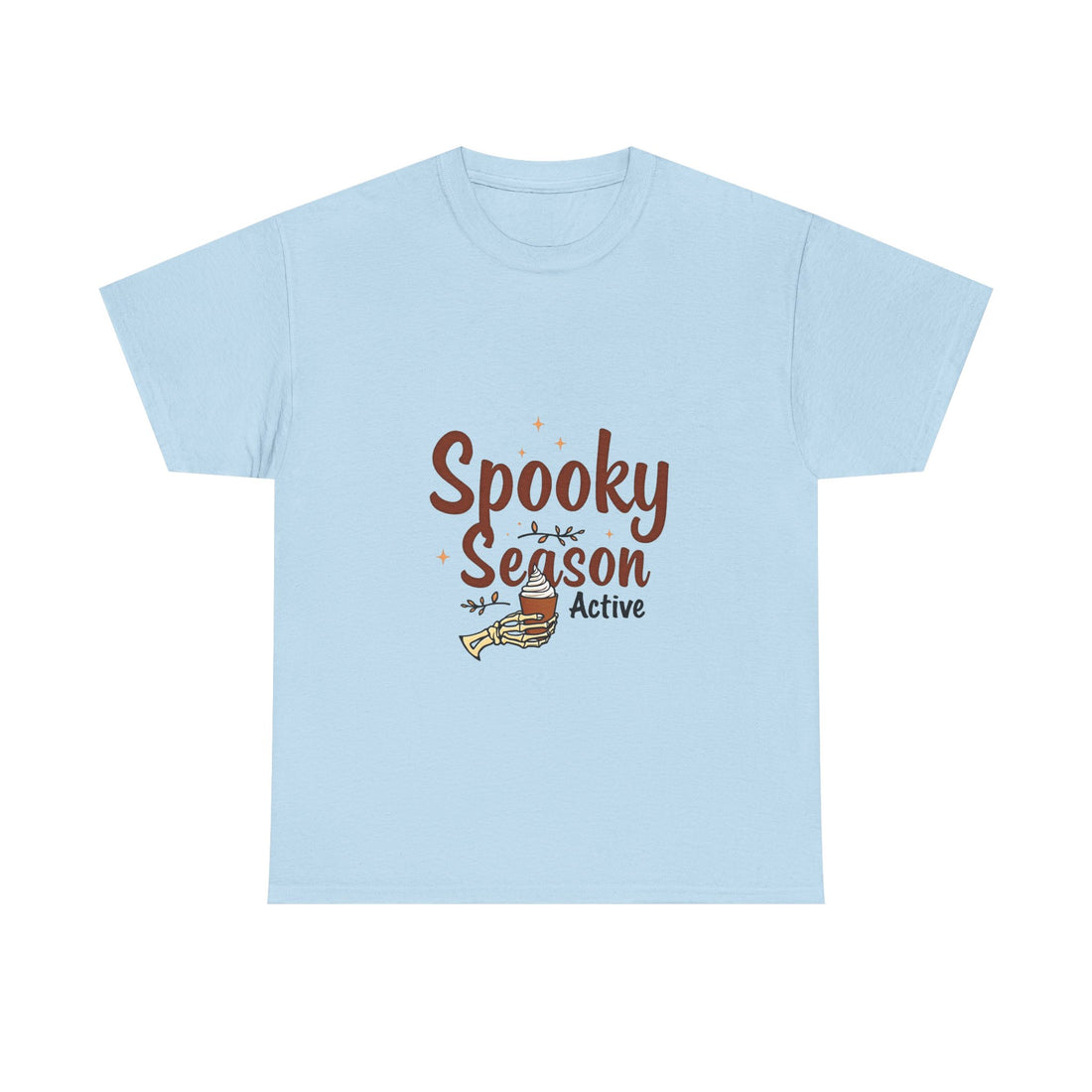 'Spooky Season Active' T-Shirt Halloween Pumpkin Graphic Tee