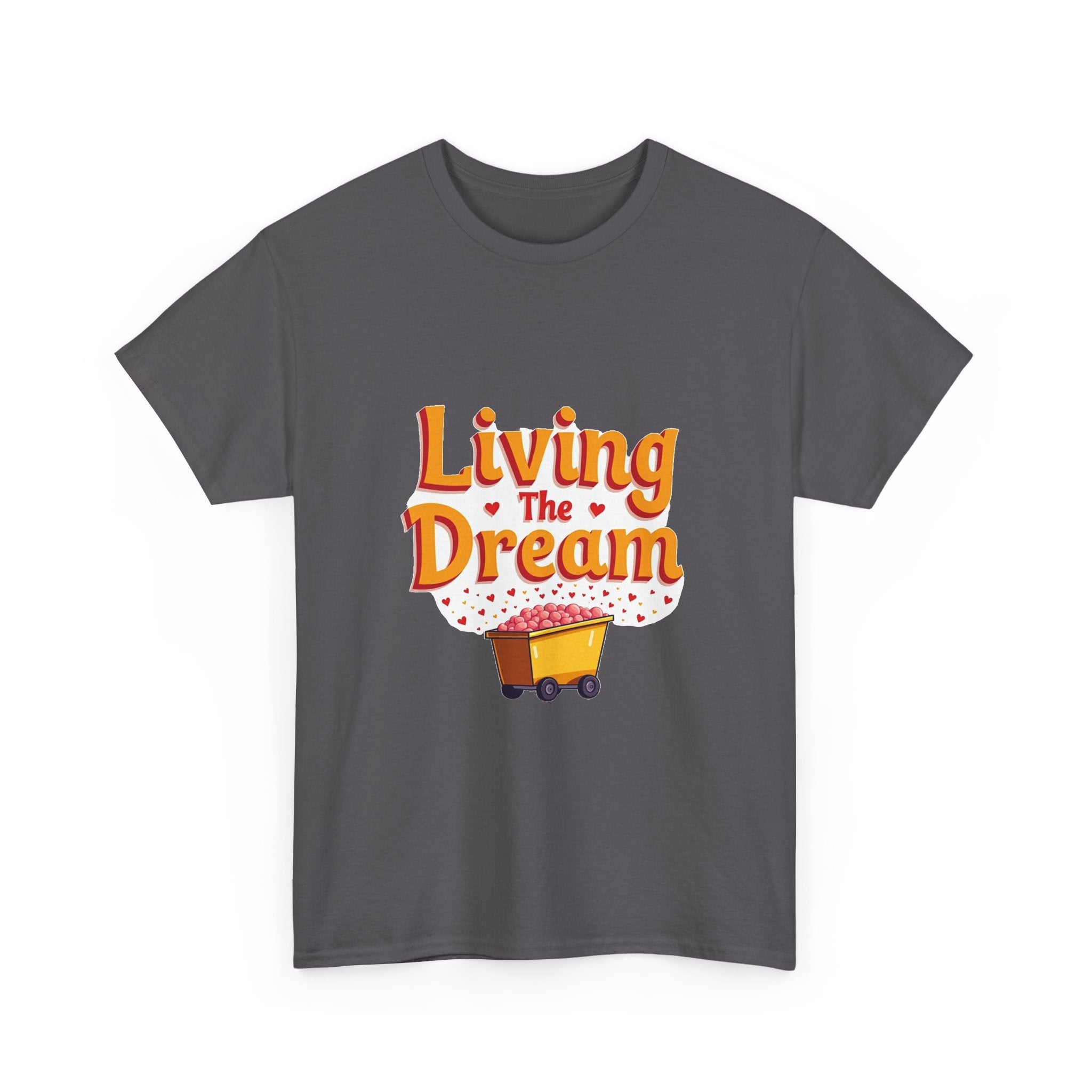 'Living The Dream' Retro Scooter Graphic T-Shirt
