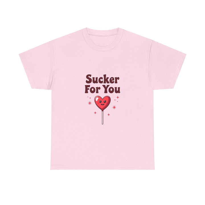 "Sucker For You" Heart Lollipop Valentine T-Shirt