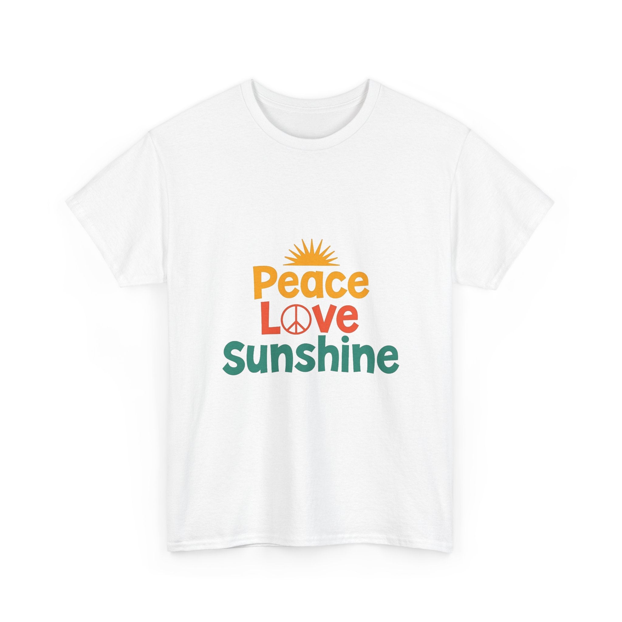 'Peace Love Sunshine' T‑Shirt