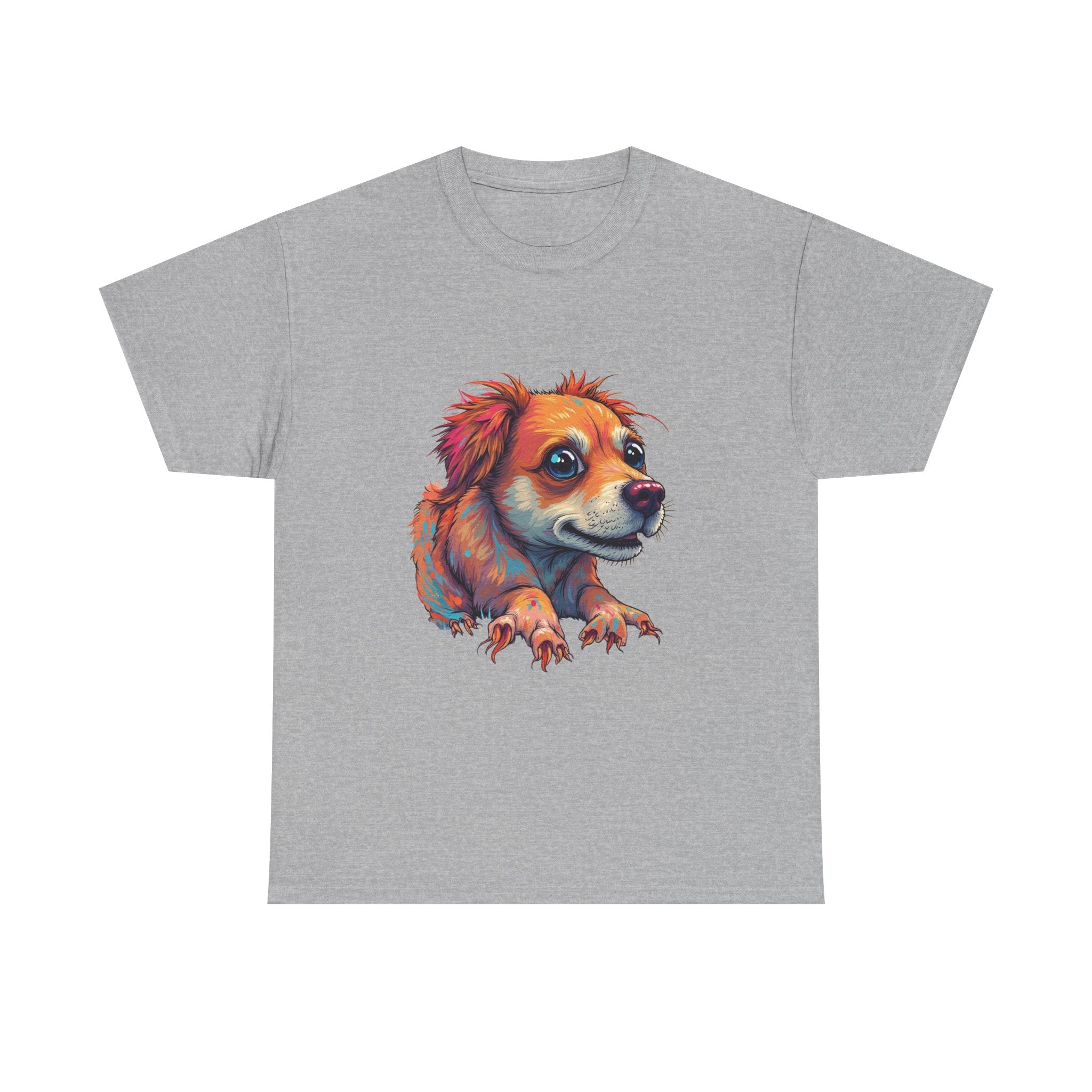 Dog Portrait Colorful Cute Puppy Graphic T-Shirt