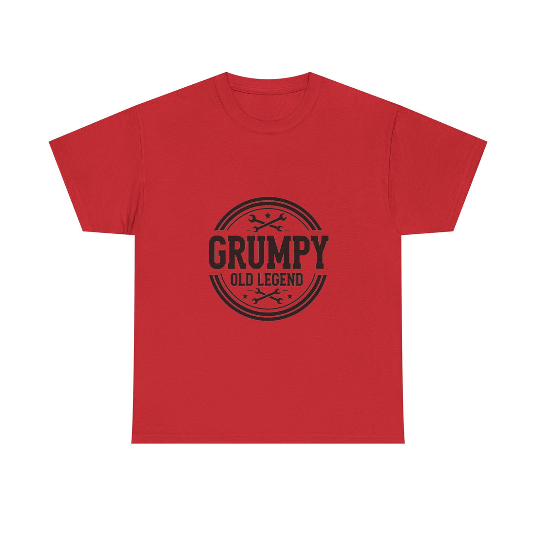 'Grumpy Old Legend' Funny Vintage Badge T-Shirt