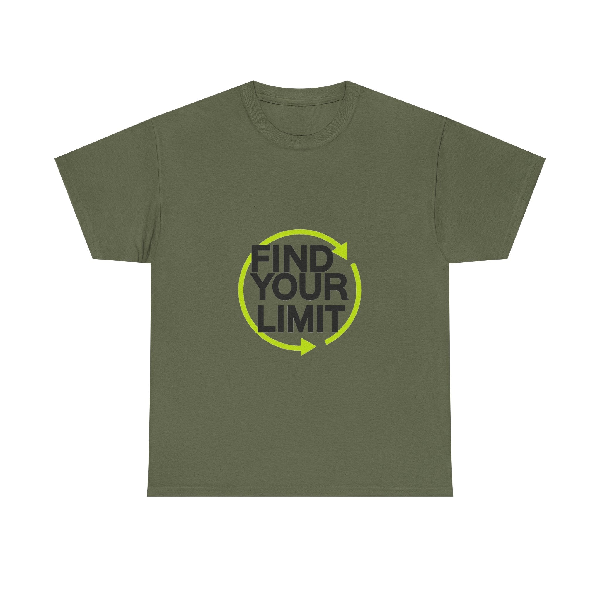 Find Your Limit Graphic Fitness T‑Shirt