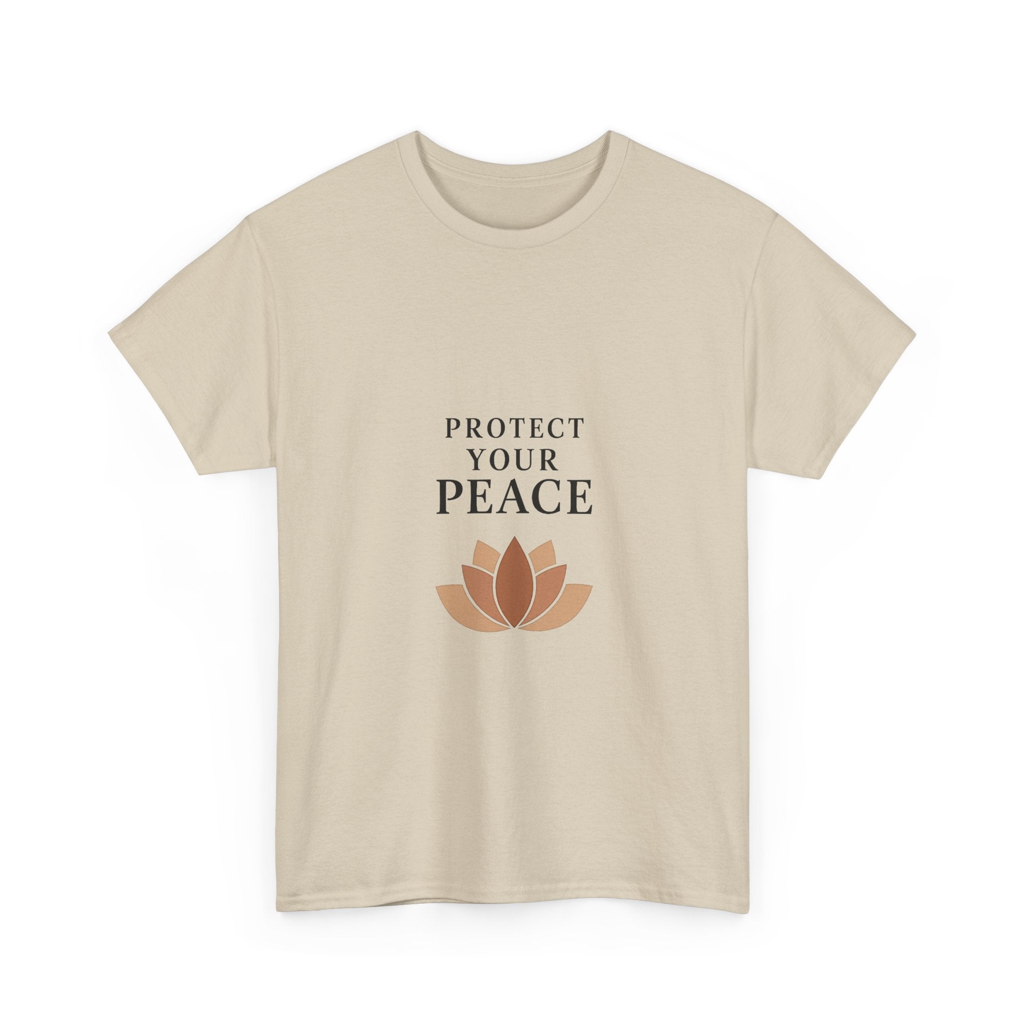 'Protect Your Peace' Lotus Graphic T-Shirt
