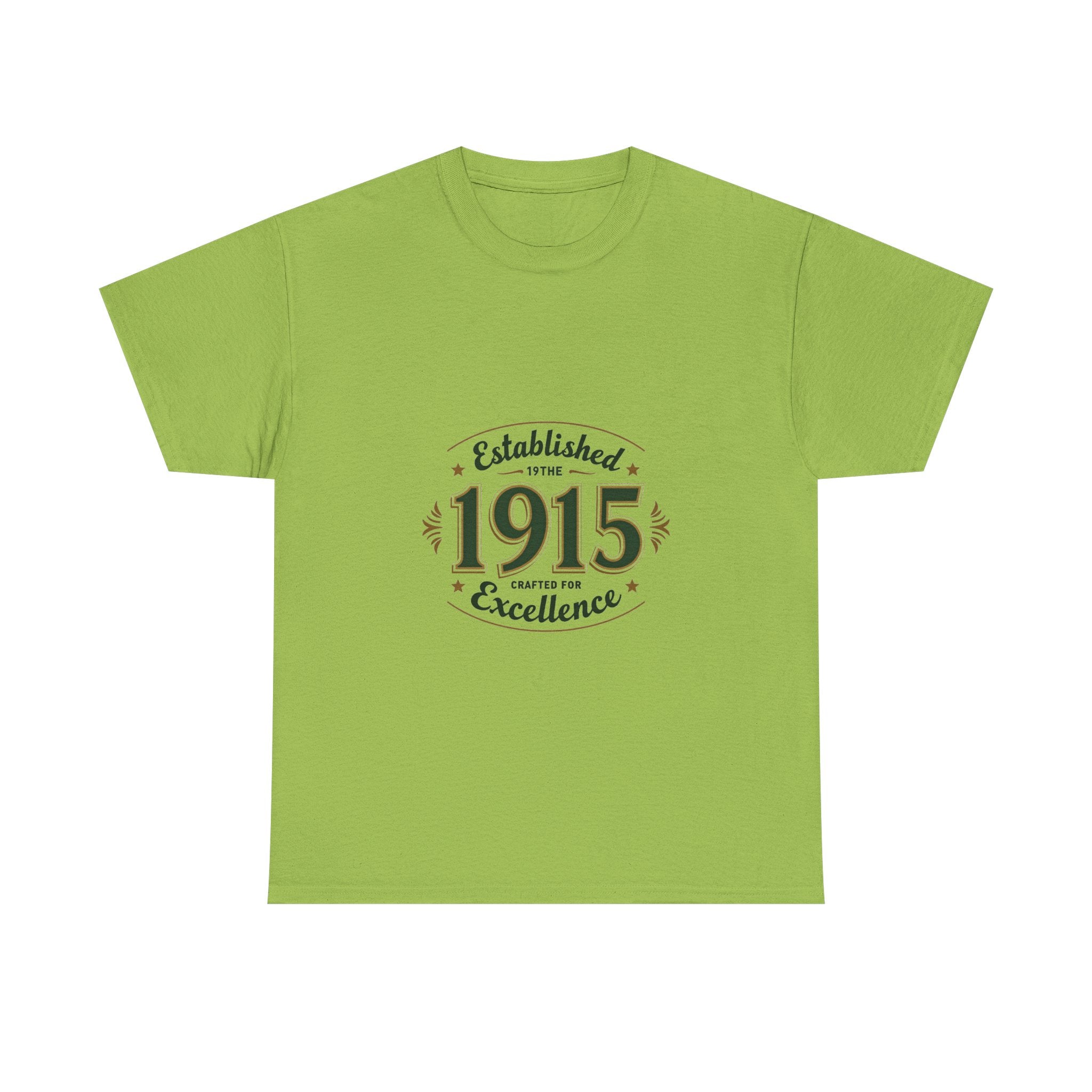 '1915 Established Excellence' Vintage Anniversary T-Shirt