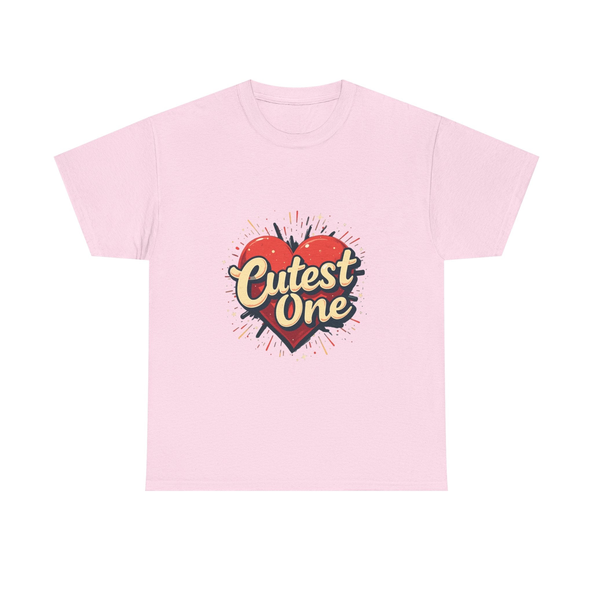 Cutest One Heart Retro Graphic T‑Shirt