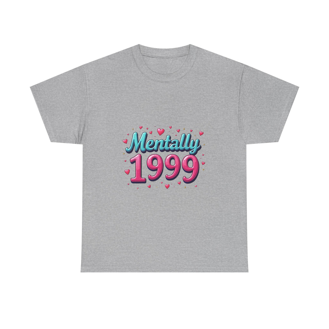'Mentally 1999' Retro 90s Nostalgia Graphic T-Shirt