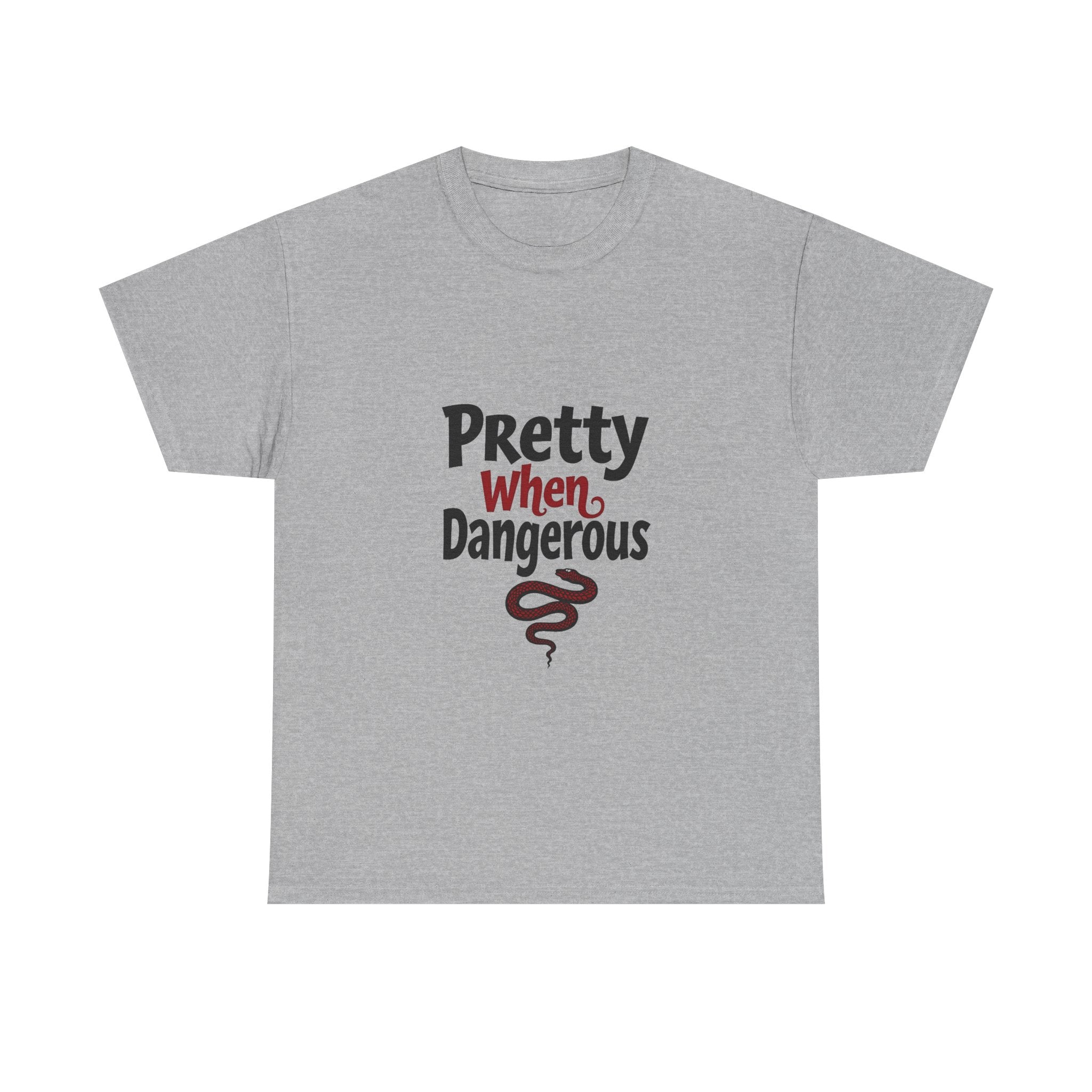 Pretty When Dangerous Retro Snake Graphic T-Shirt