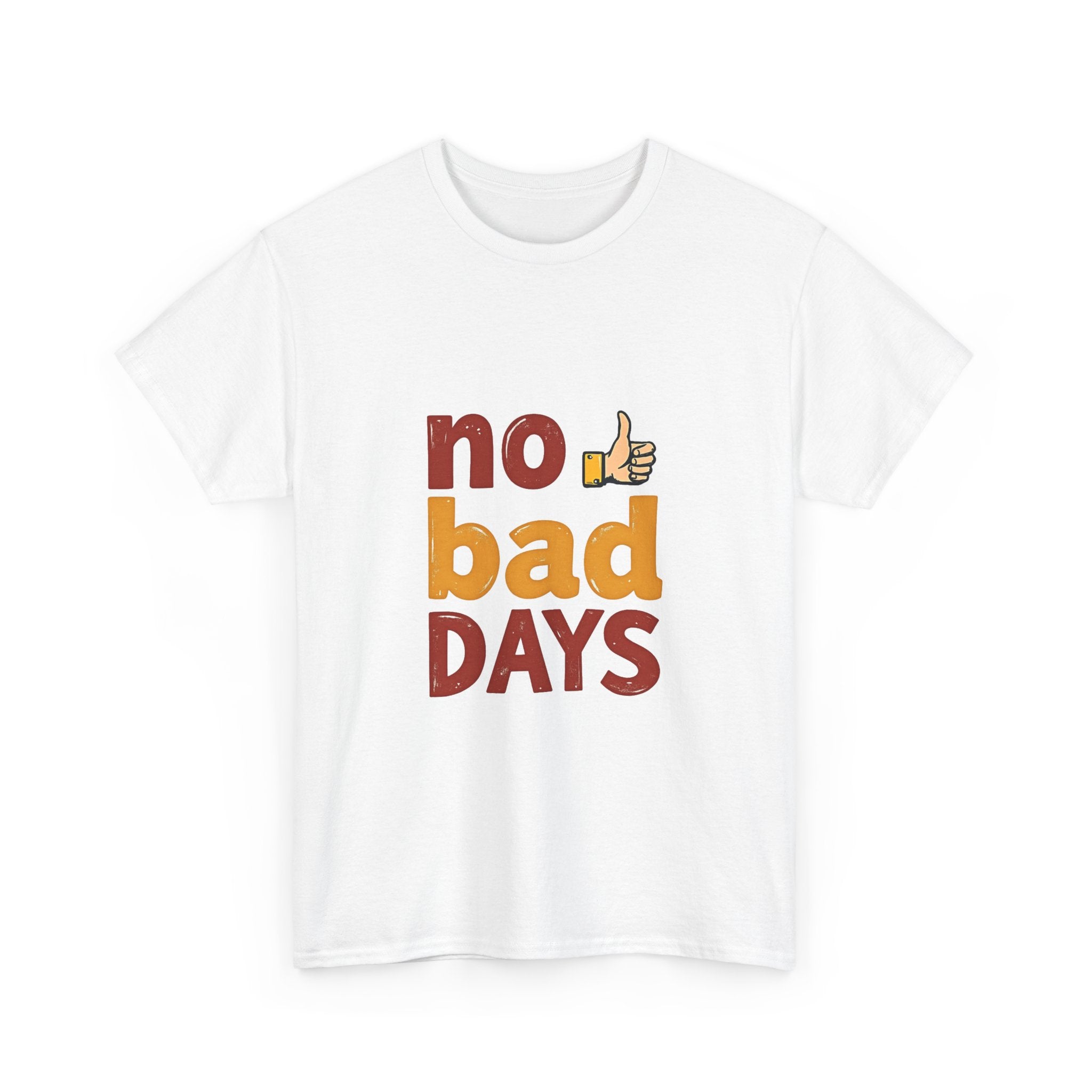 'no Bad Days' Retro Thumbs Up Positive Vibes T-Shirt