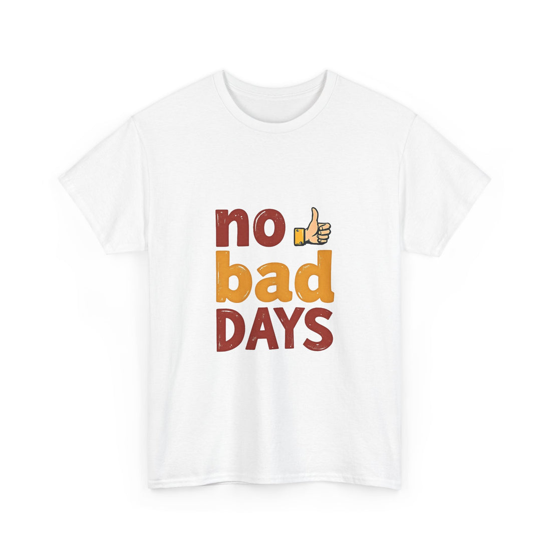 'no Bad Days' Retro Thumbs Up Positive Vibes T-Shirt