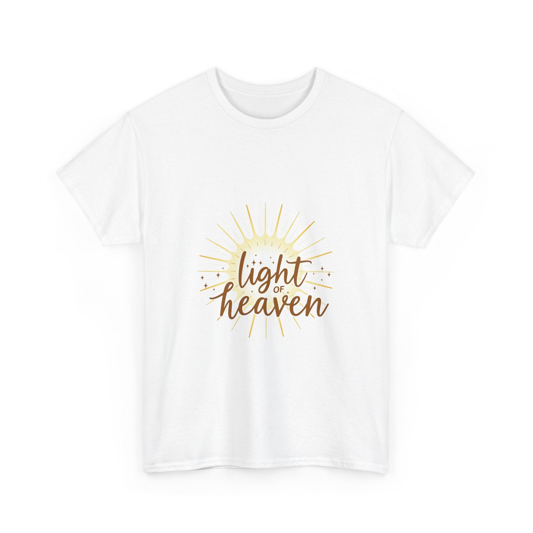 'Light of Heaven' Inspirational Sunburst Christian T-Shirt