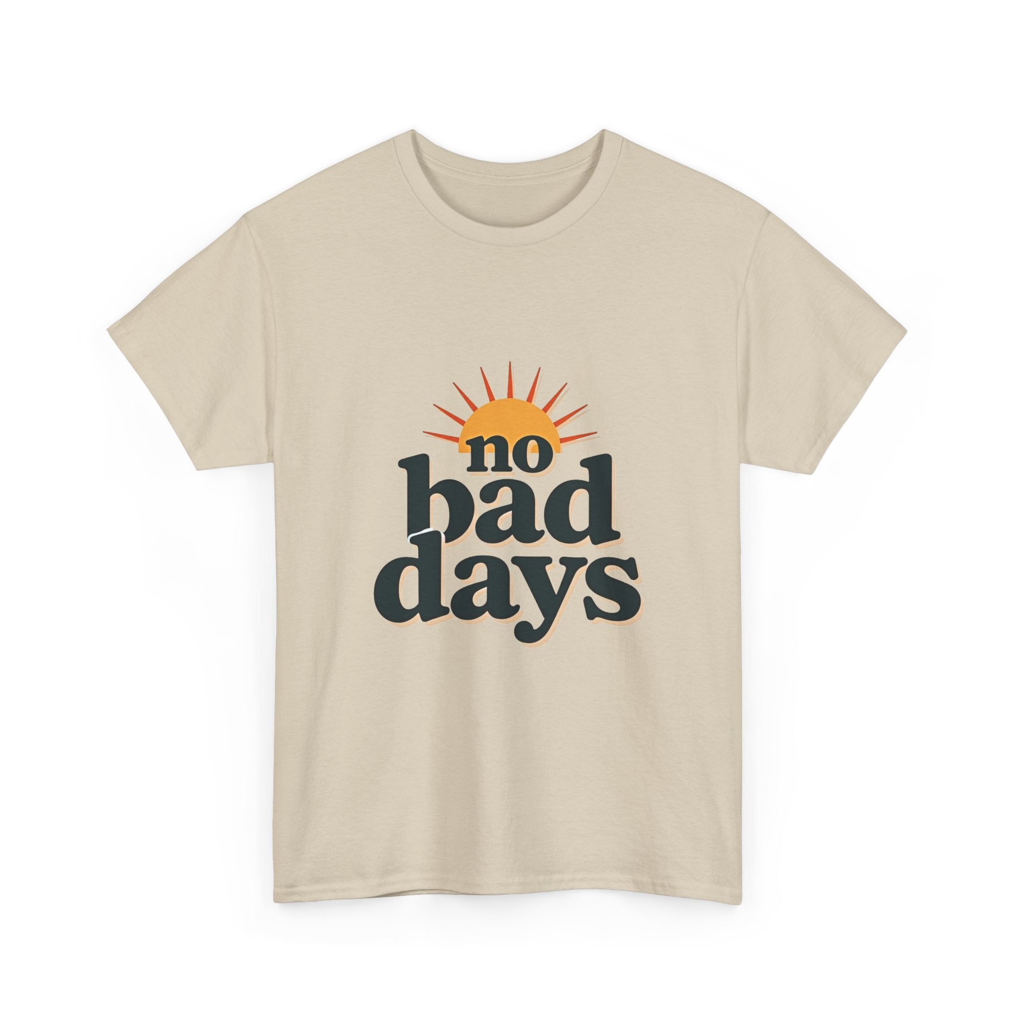 'no bad days'  Vintage Sunrise Positive Vibe T-Shirt