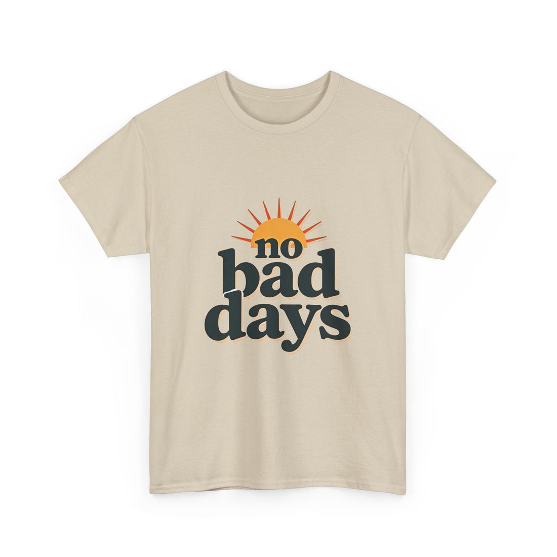 'no bad days'  Vintage Sunrise Positive Vibe T-Shirt