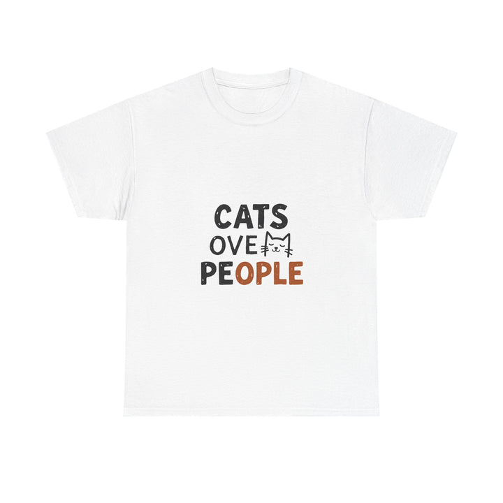'Cats Over People' Funny Cat Lover T-Shirt