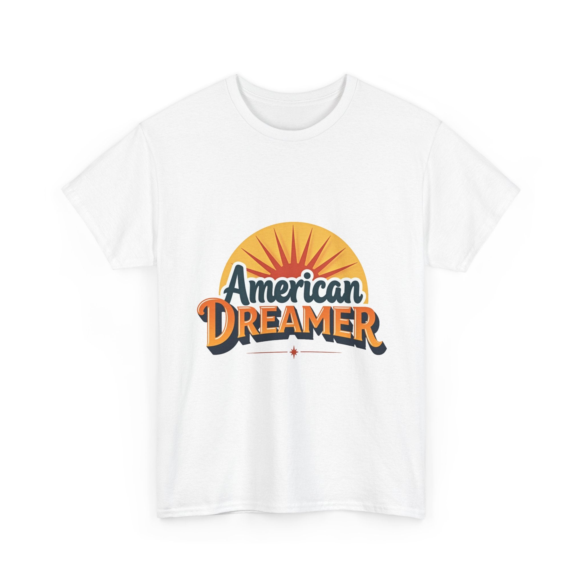 'American Dreamer' Retro Sunrise Graphic T-Shirt